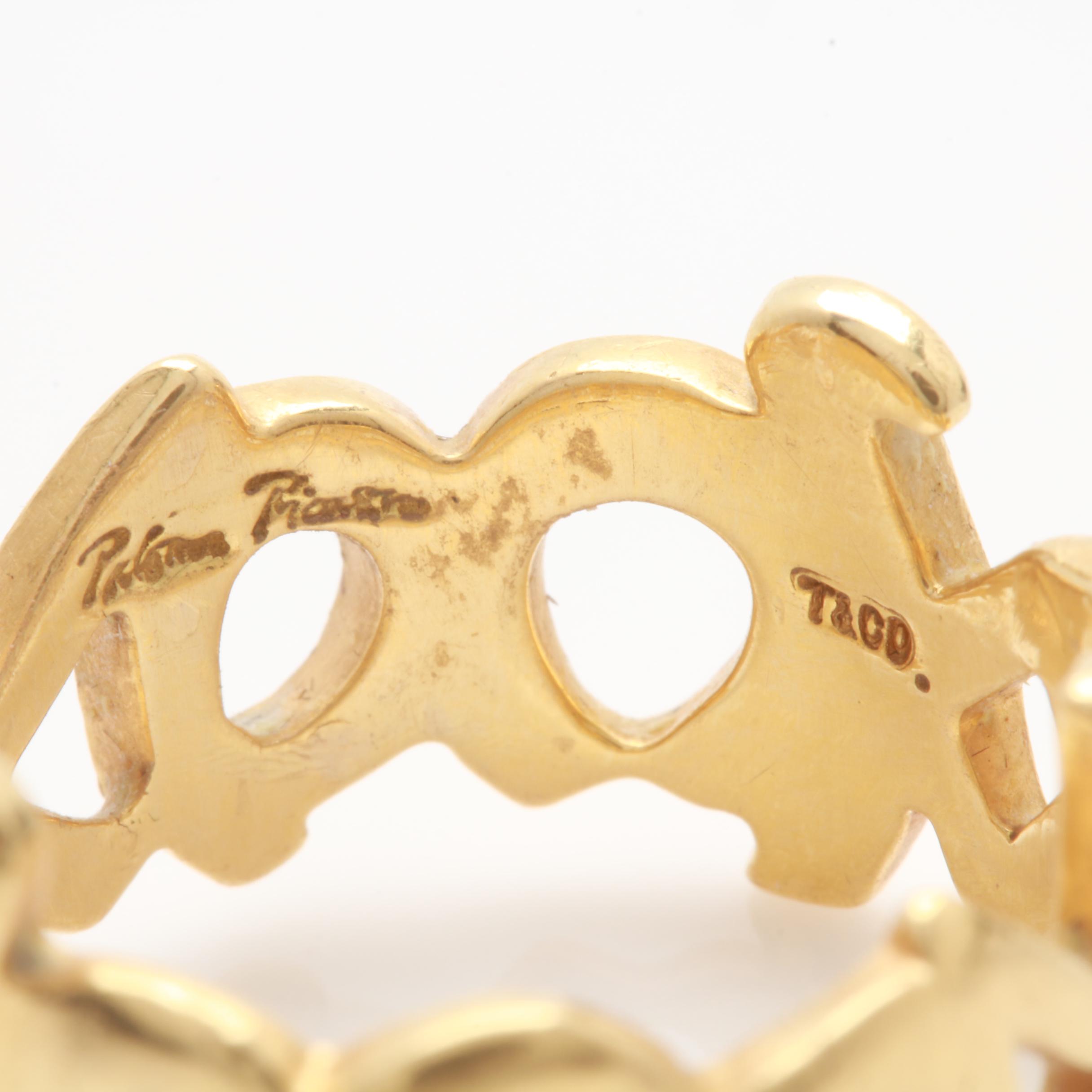 Vintage Paloma Picasso for Tiffany & Co. 18K Yellow Gold Ring