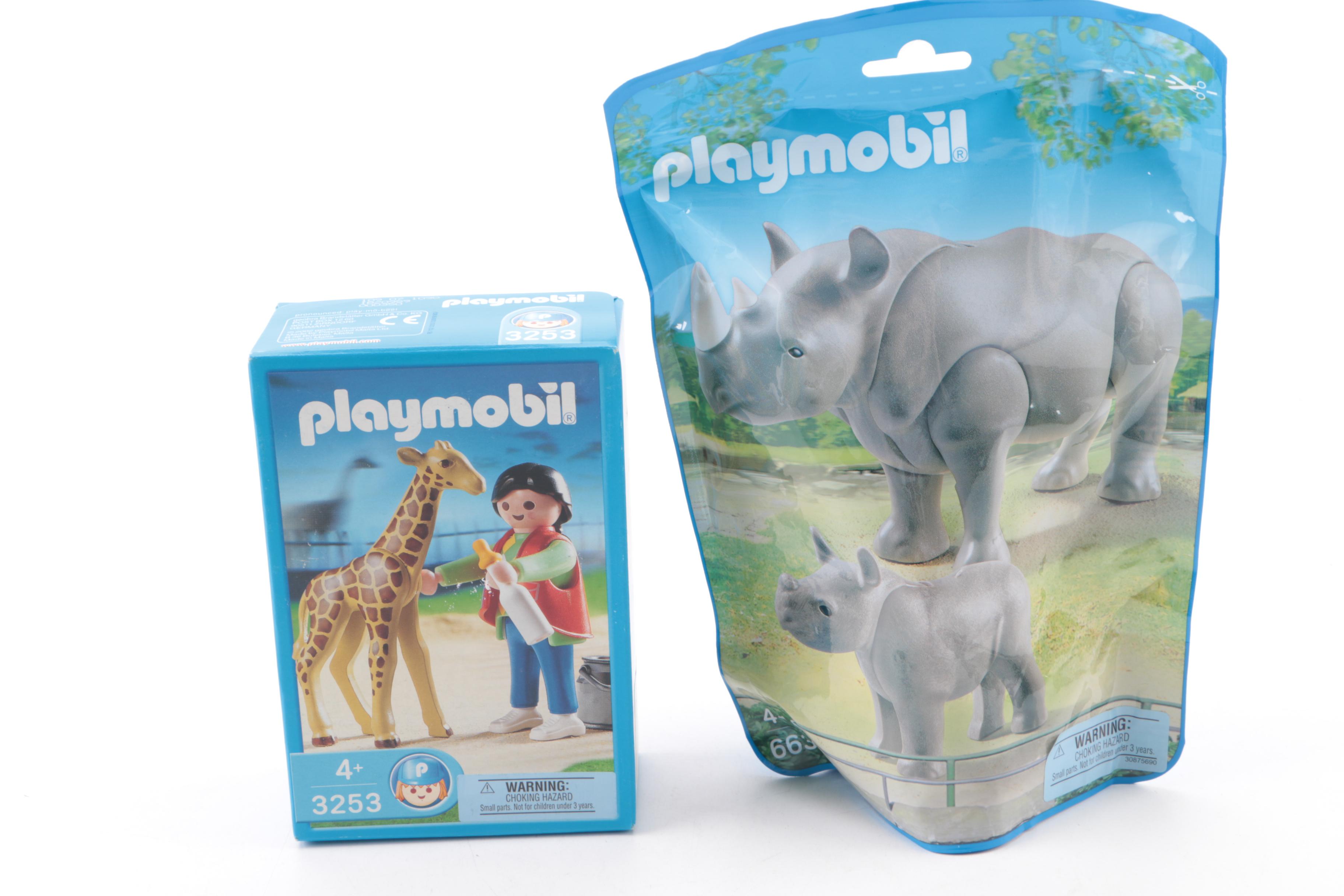 Playmobil Zoo Play Sets and Animals