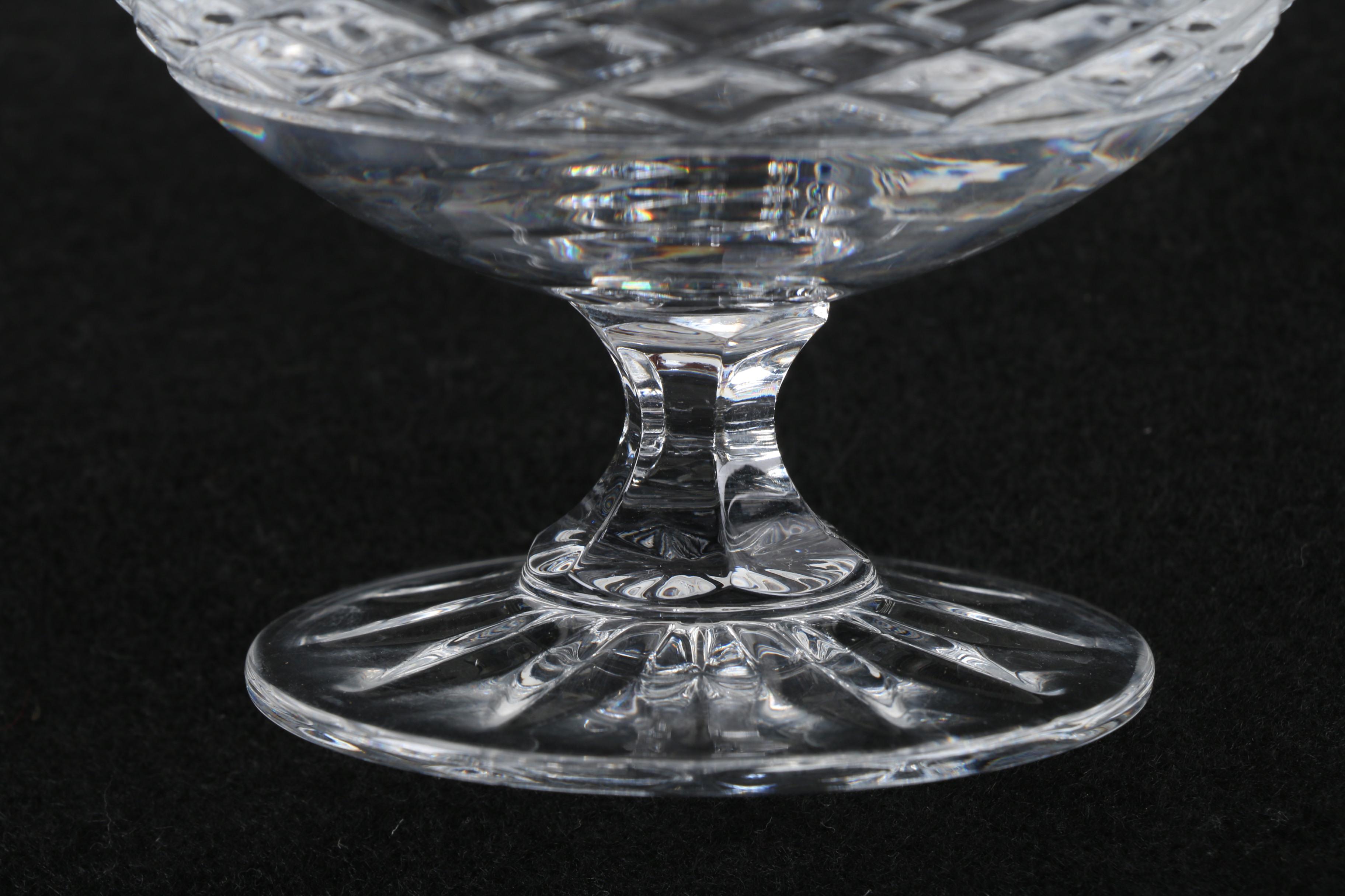 Galway "Leah" Crystal Brandy Snifters, Circa 1988-2006