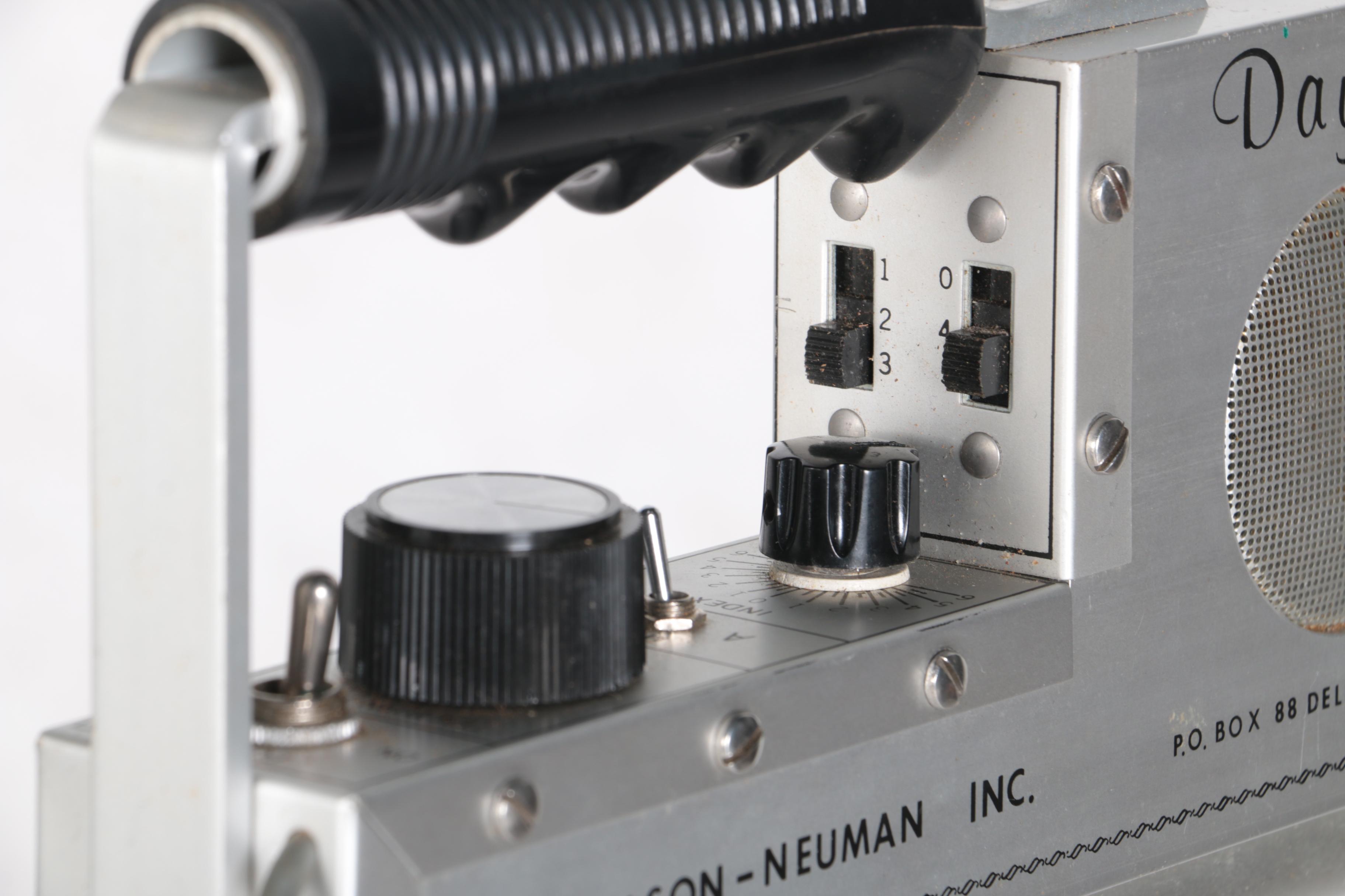 Vintage Wilson-Neuman Daytona II Metal Detector with Case and Instructions