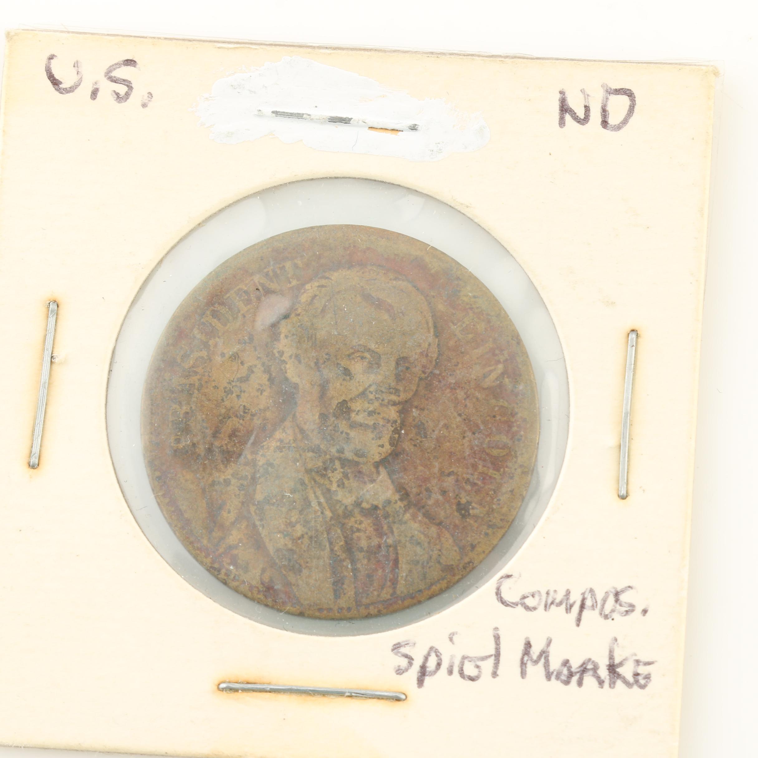 Group of Ninety Vintage Tokens, Medals and Novelty Coins