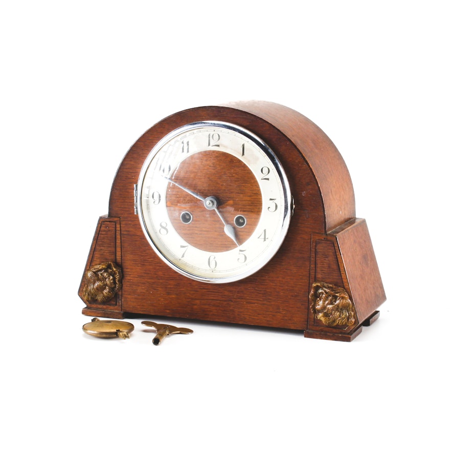 Domed Resin Mantel Clock