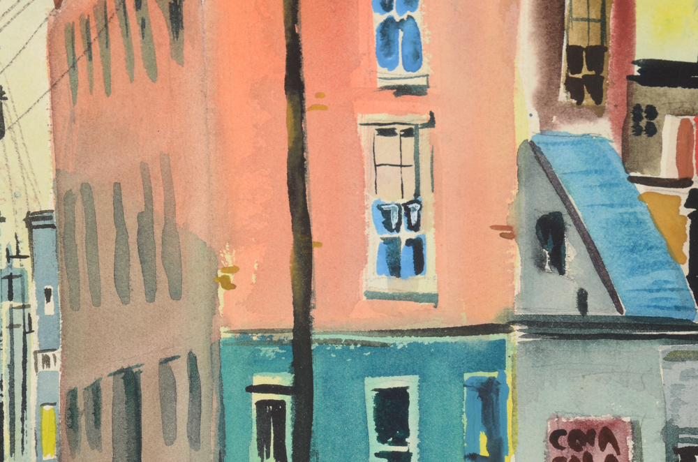 William Rehse Original Watercolor of Middletown, Ohio