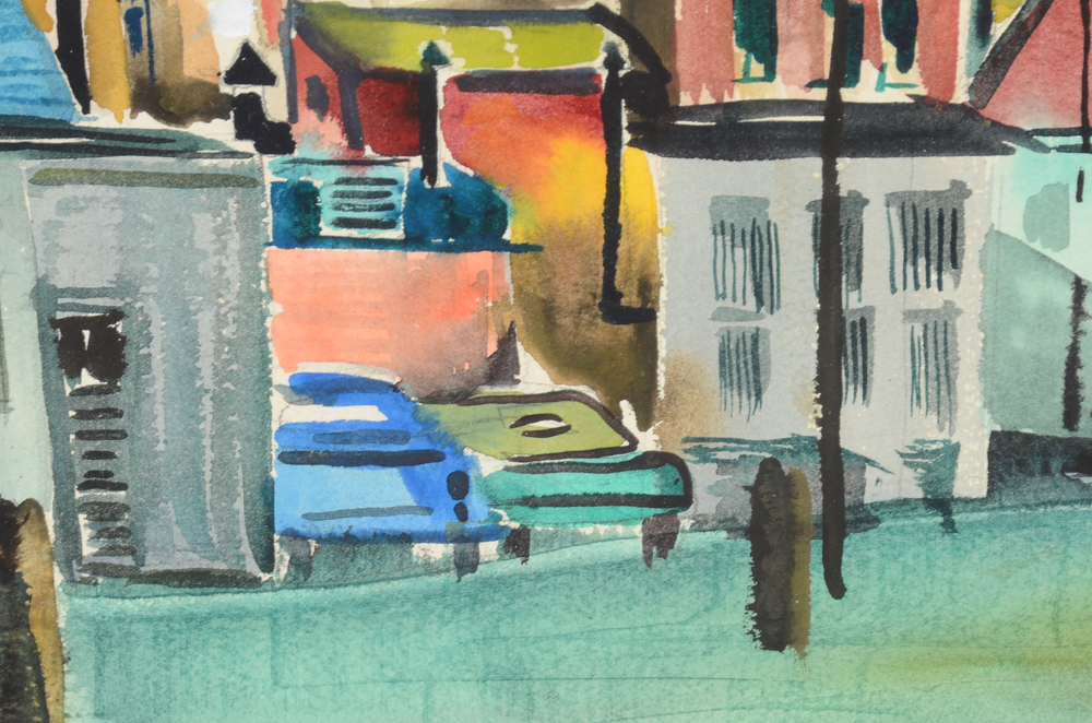 William Rehse Original Watercolor of Middletown, Ohio