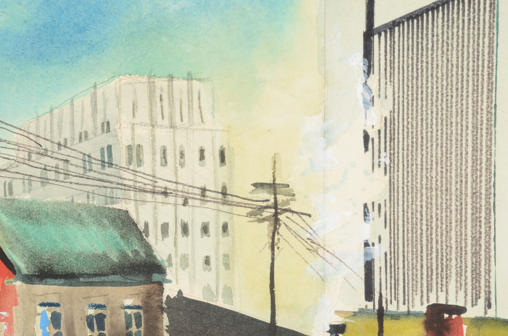 William Rehse Original Watercolor of Middletown, Ohio