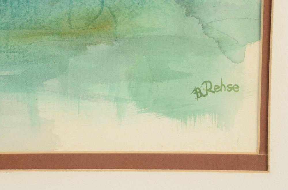 William Rehse Original Watercolor of Middletown, Ohio