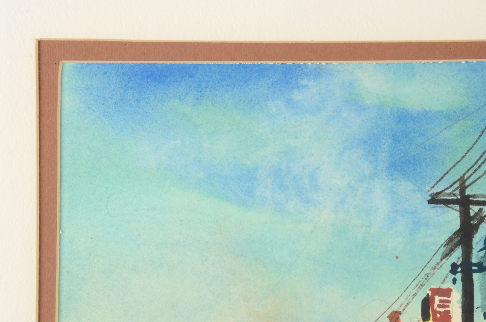 William Rehse Original Watercolor of Middletown, Ohio