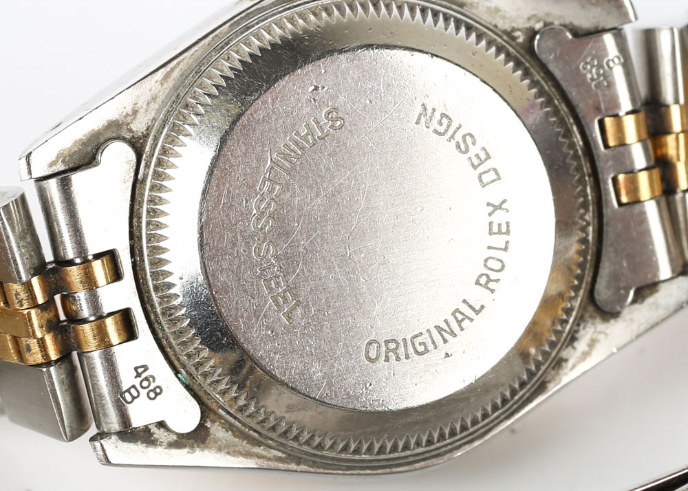 Rolex 18K Yellow Gold and Stainless Steel Oyster Perpetual Datejust Watch