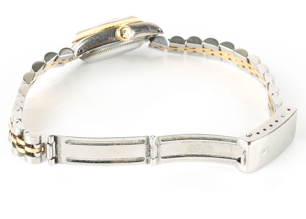 Rolex 18K Yellow Gold and Stainless Steel Oyster Perpetual Datejust Watch