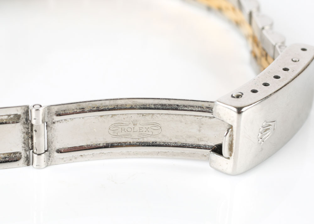 Rolex 18K Yellow Gold and Stainless Steel Oyster Perpetual Datejust Watch