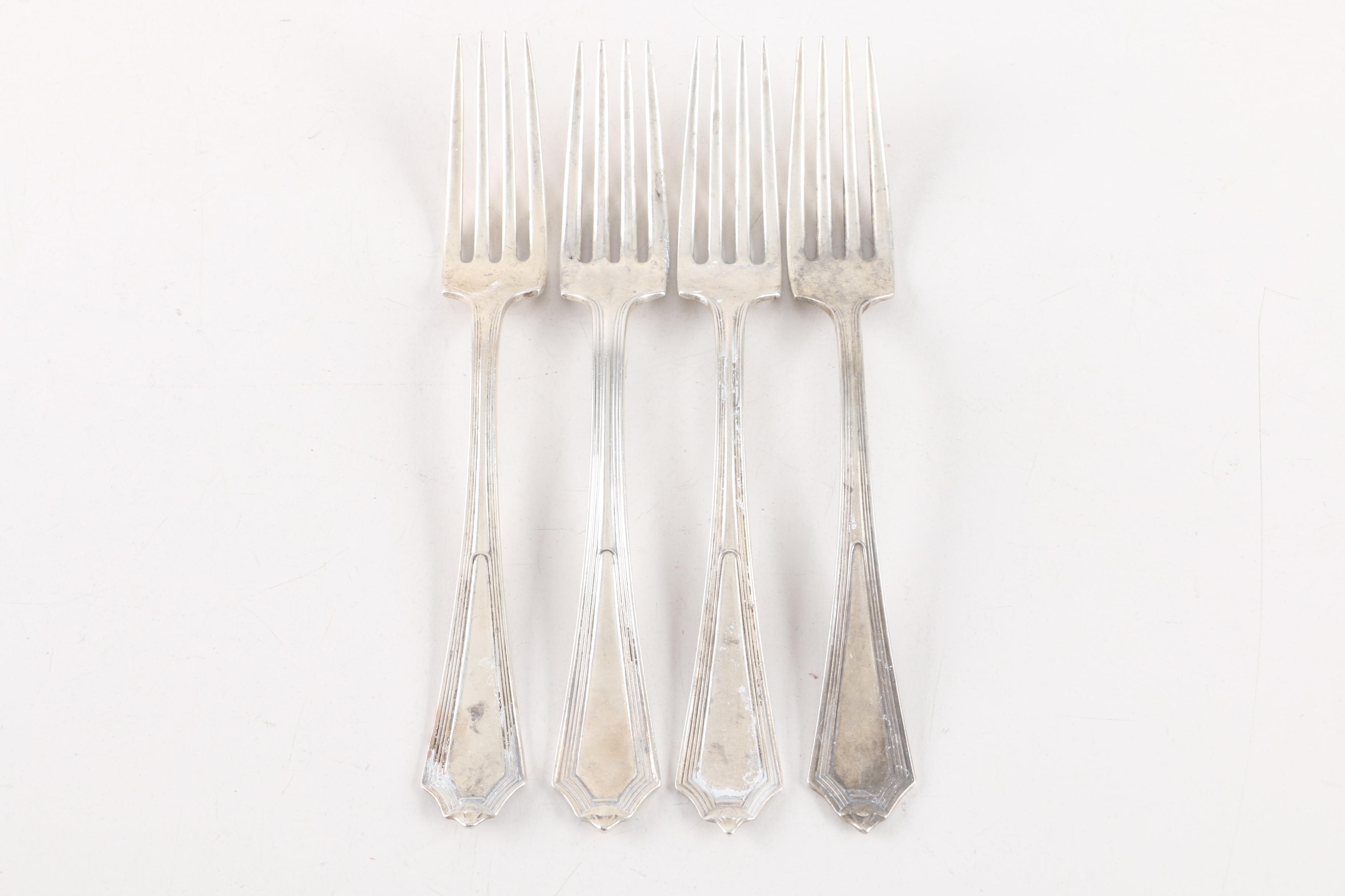 Gorham "Plymouth" Sterling Silver Flatware Collection