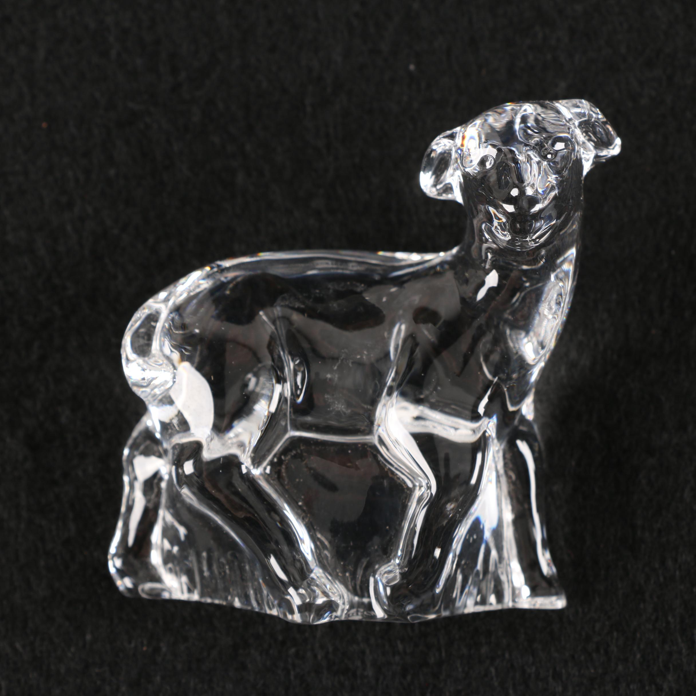 Waterford Crystal Nativity Set Figurines