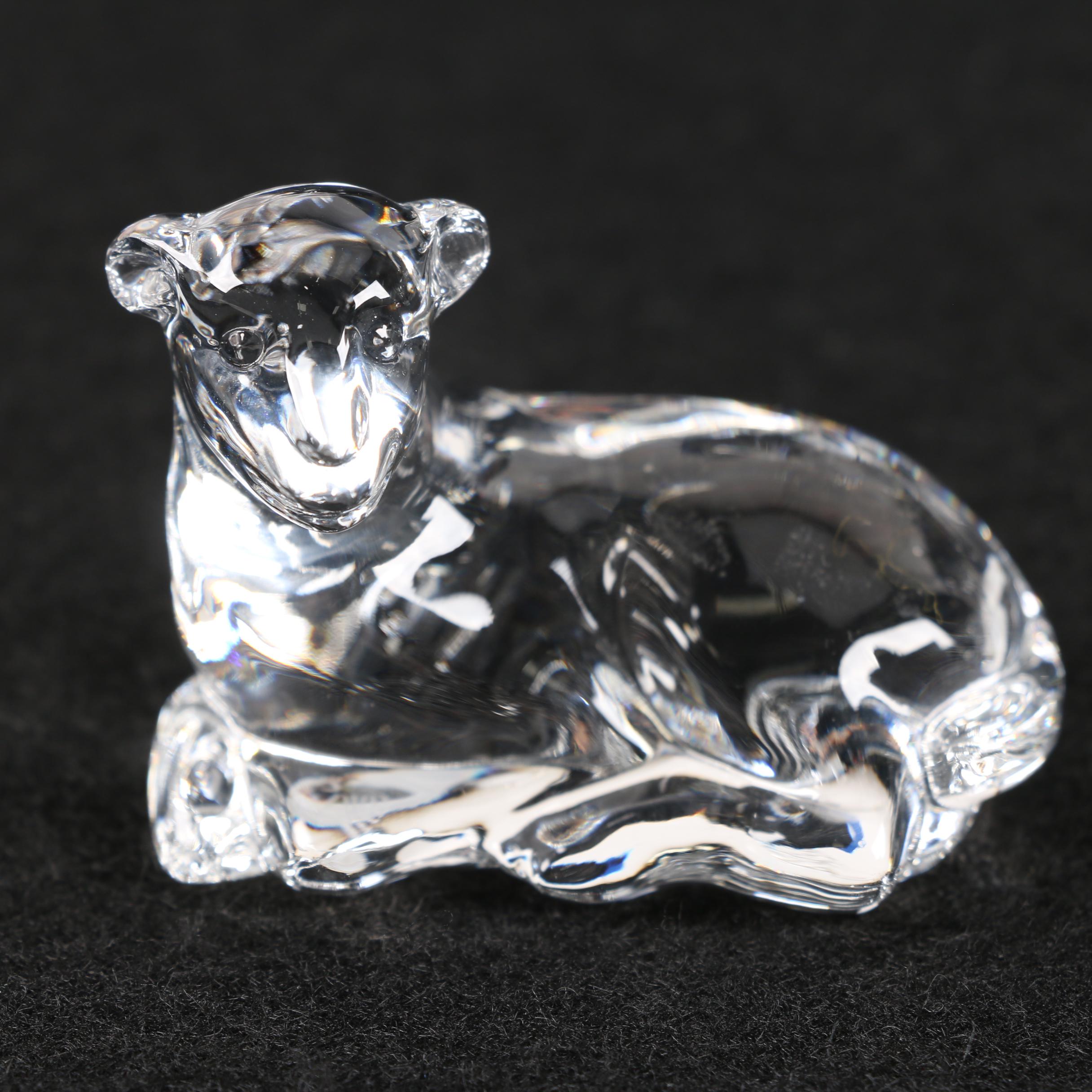 Waterford Crystal Nativity Set Figurines