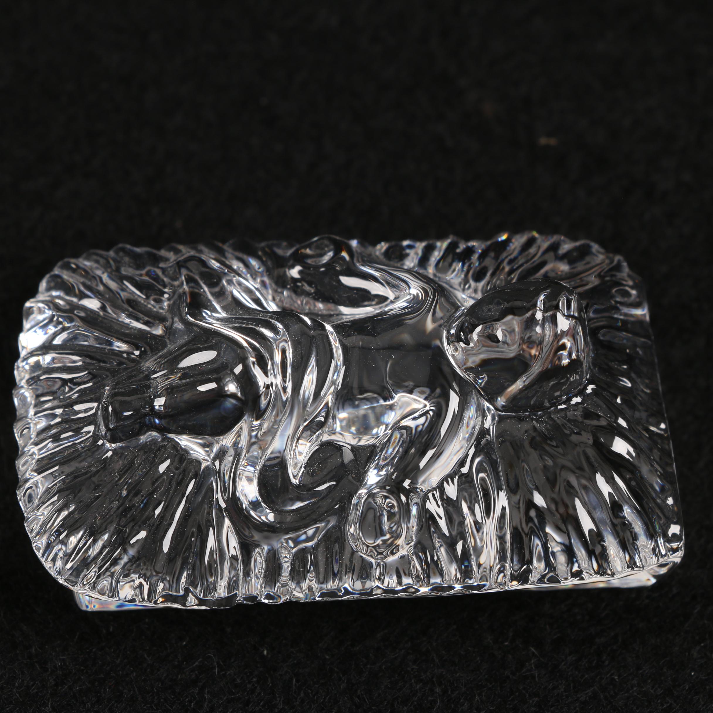 Waterford Crystal Nativity Set Figurines