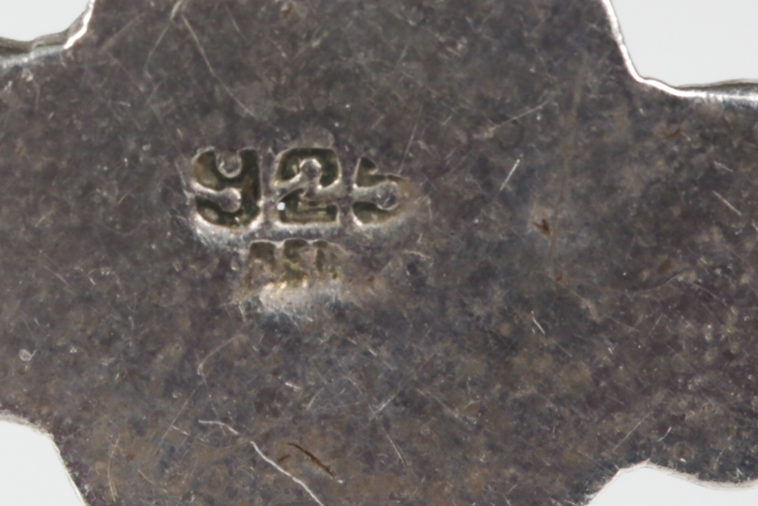 Sterling Silver Black Onyx and Mother of Pearl Bracelet and Black Onyx Earrings