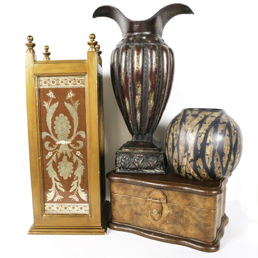 Vases and Decorative Box