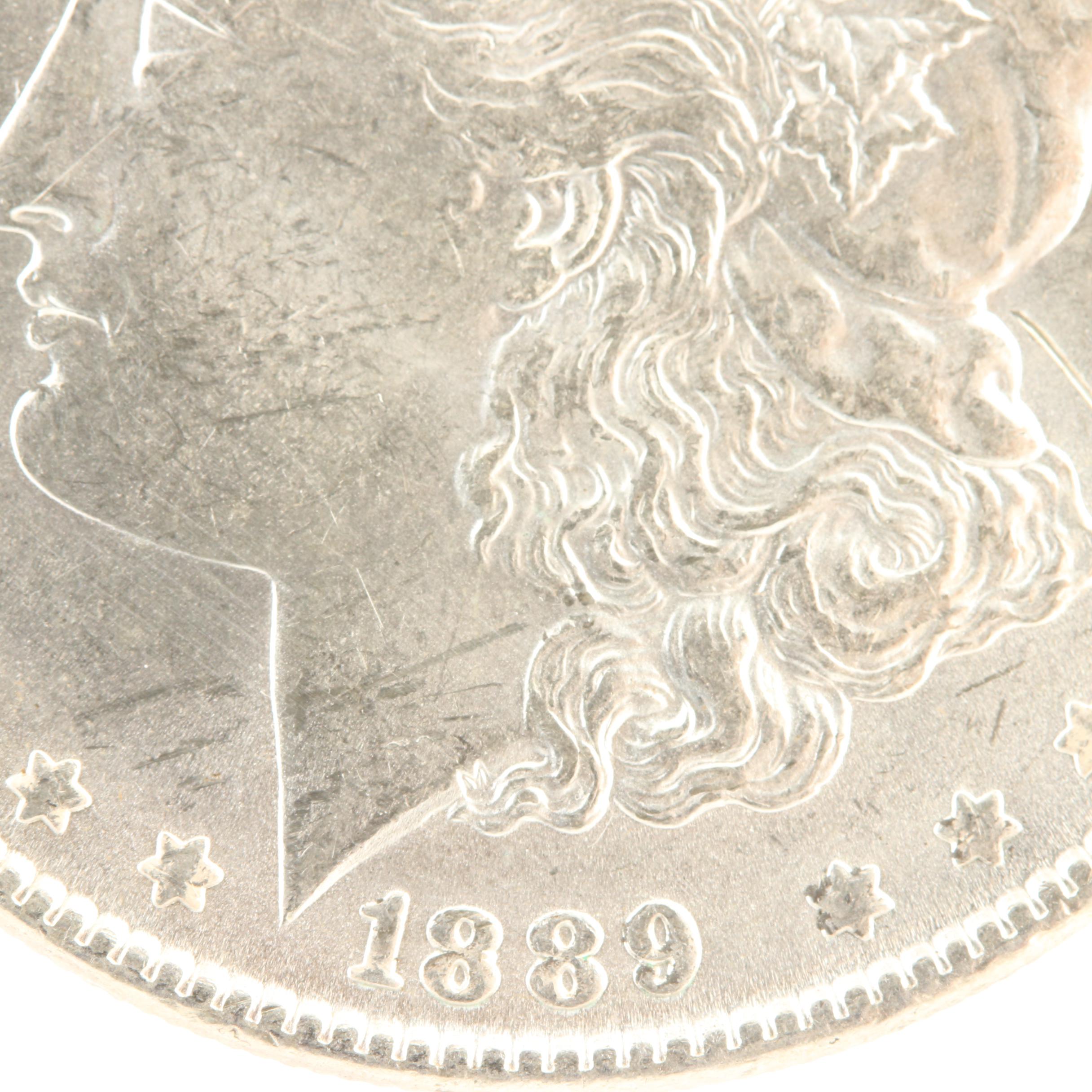 1889 Silver Morgan Dollar