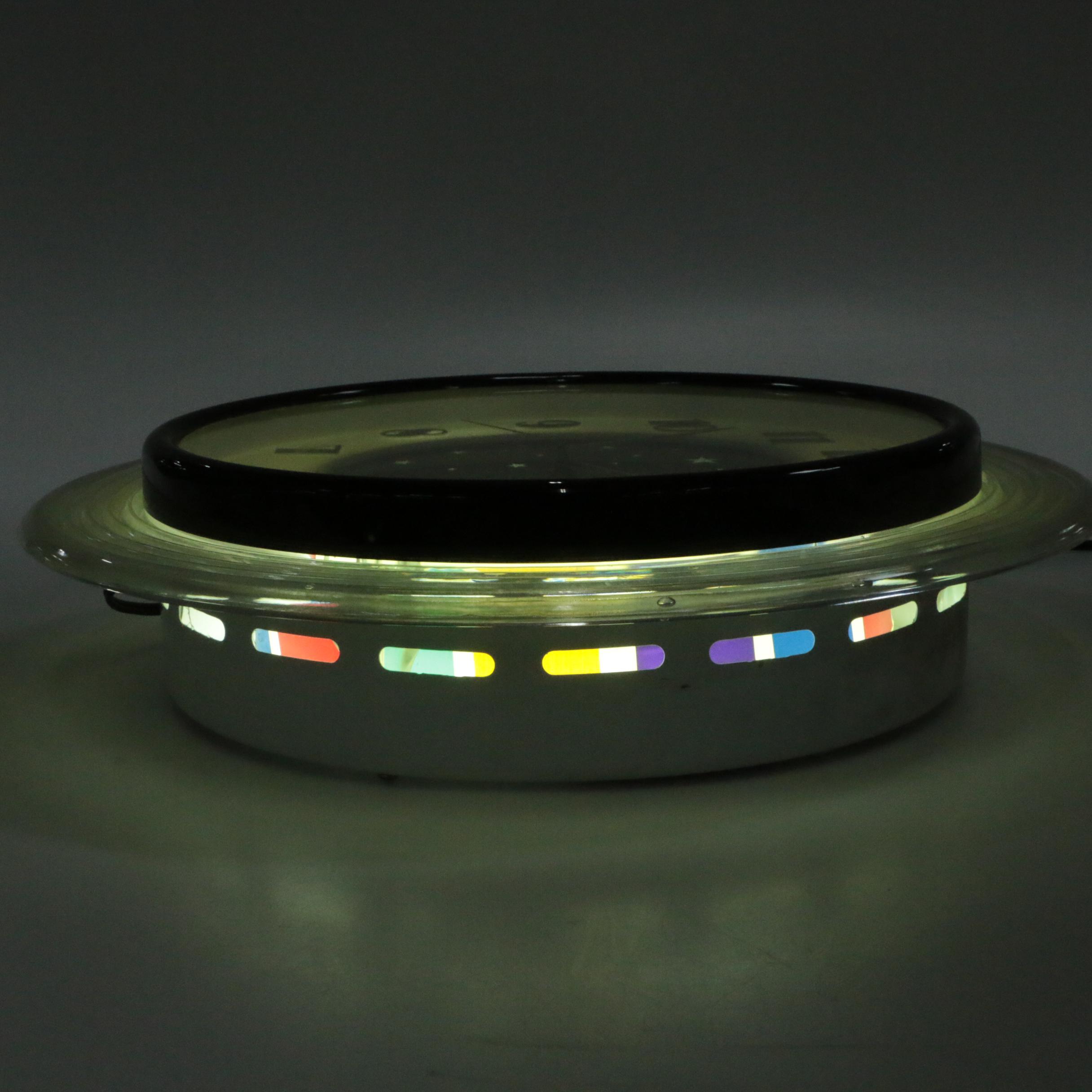 Hyman Products Vintage Art Deco Moon Wall Clock