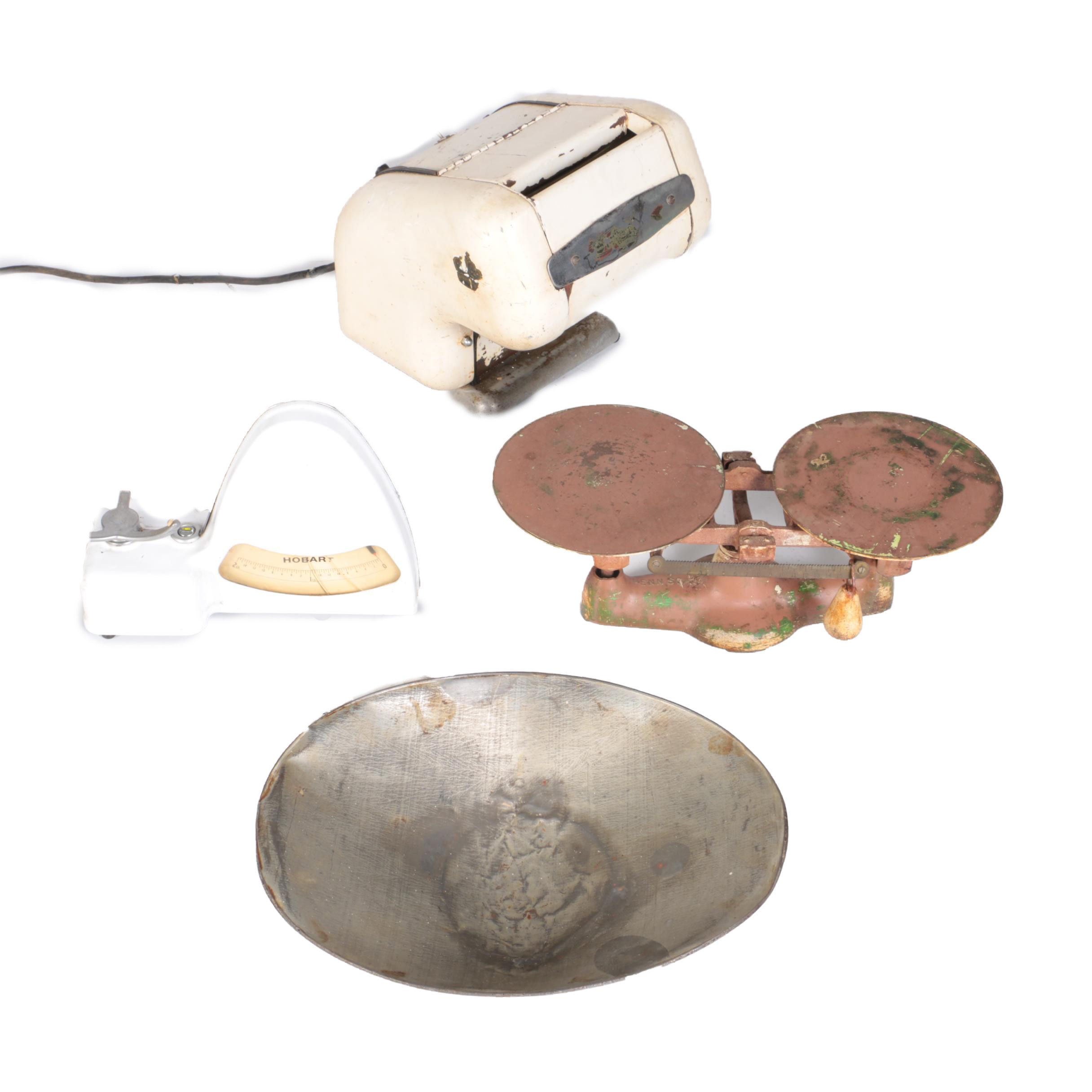 Vintage Sir Steak Machine Meat Grinder with Scales Including Hobart