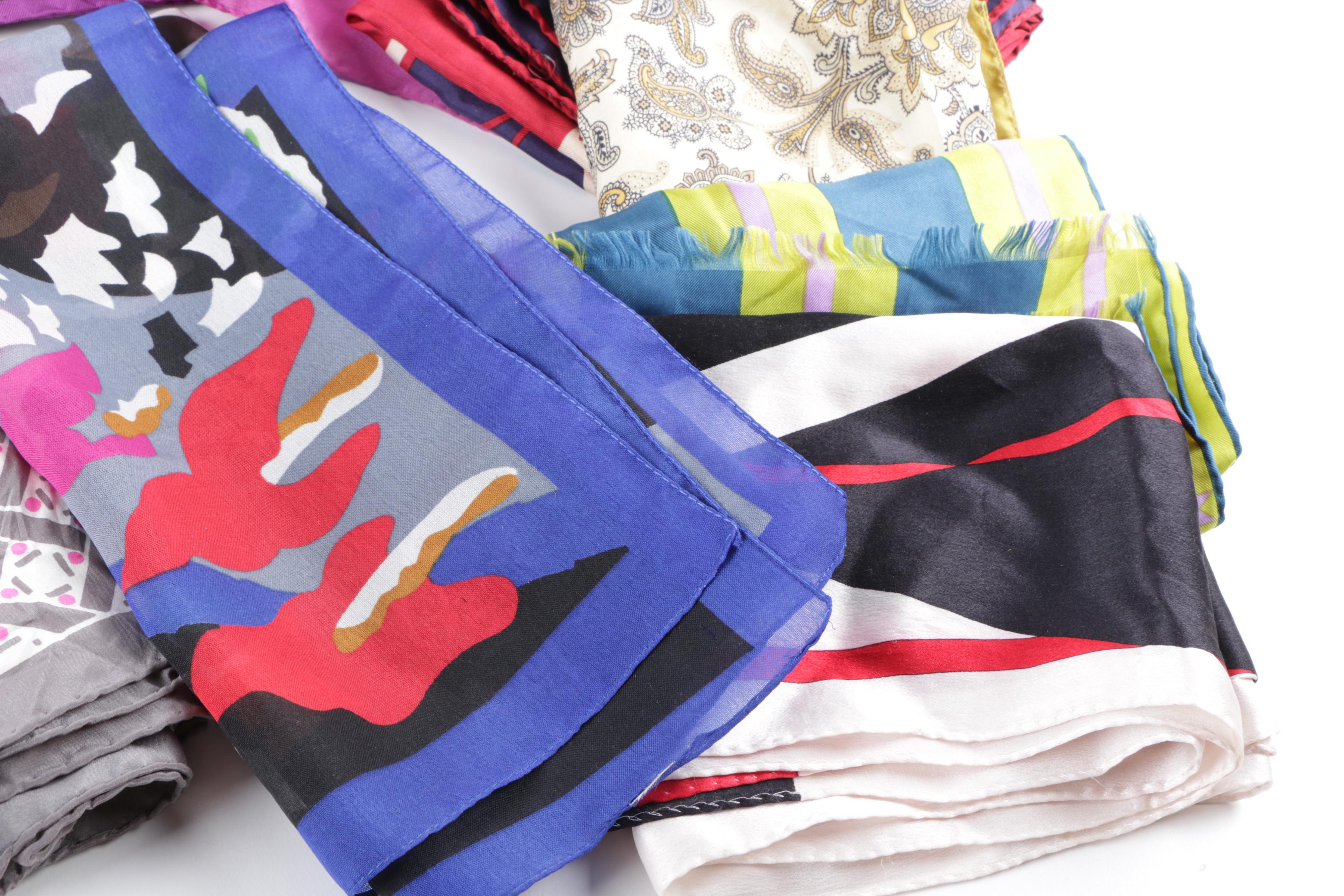 Women's Fashion Scarves Including Bob Mackie and Adrienne Vittadini