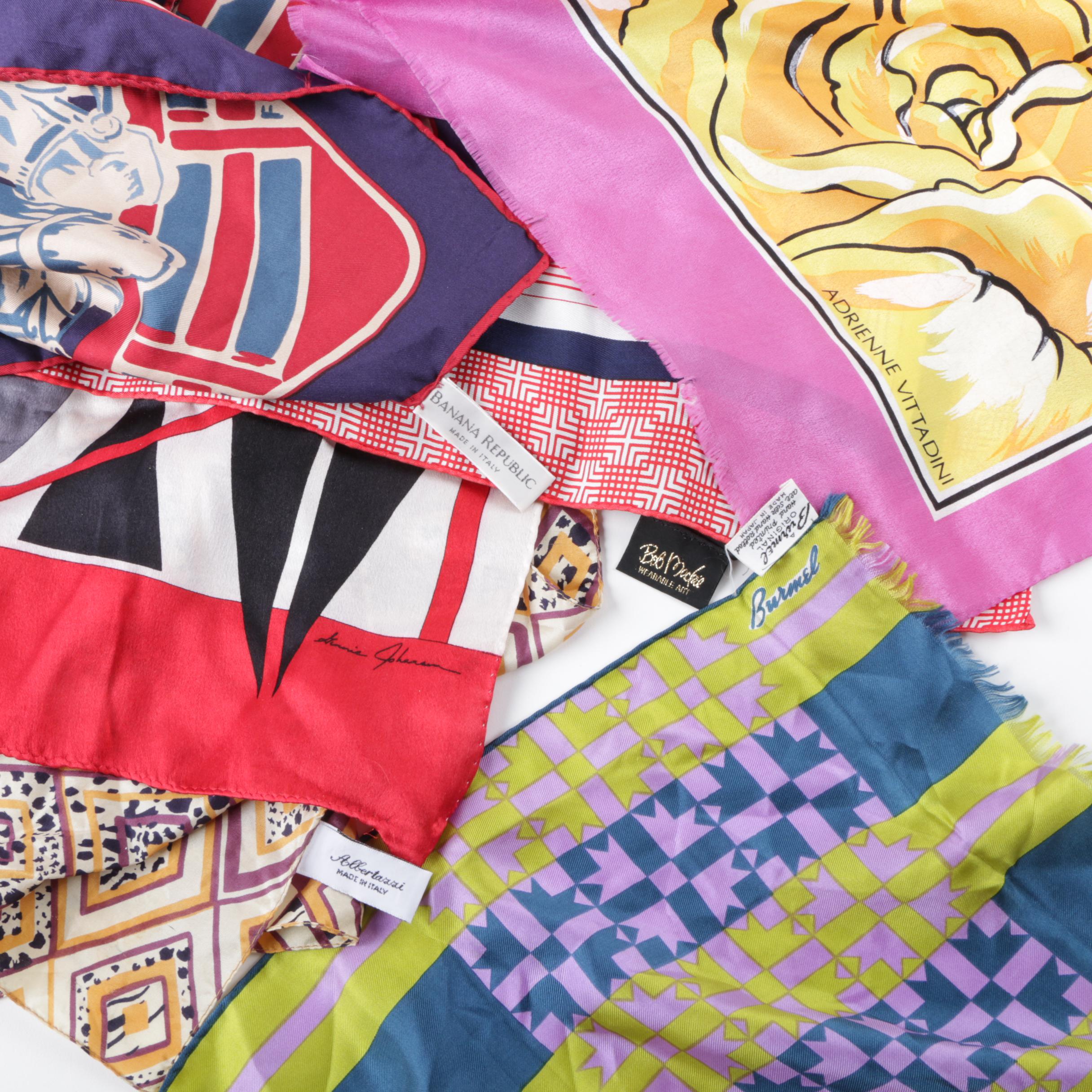 Women's Fashion Scarves Including Bob Mackie and Adrienne Vittadini