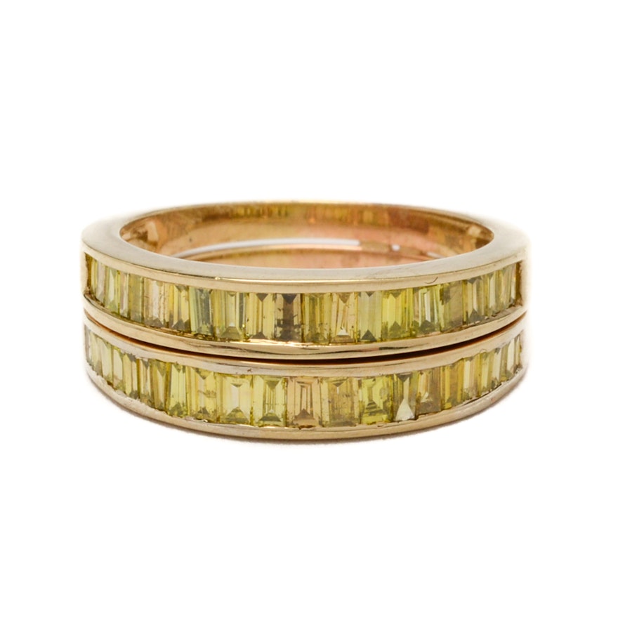 10K Yellow Gold 1.32 CTW Diamond Ring
