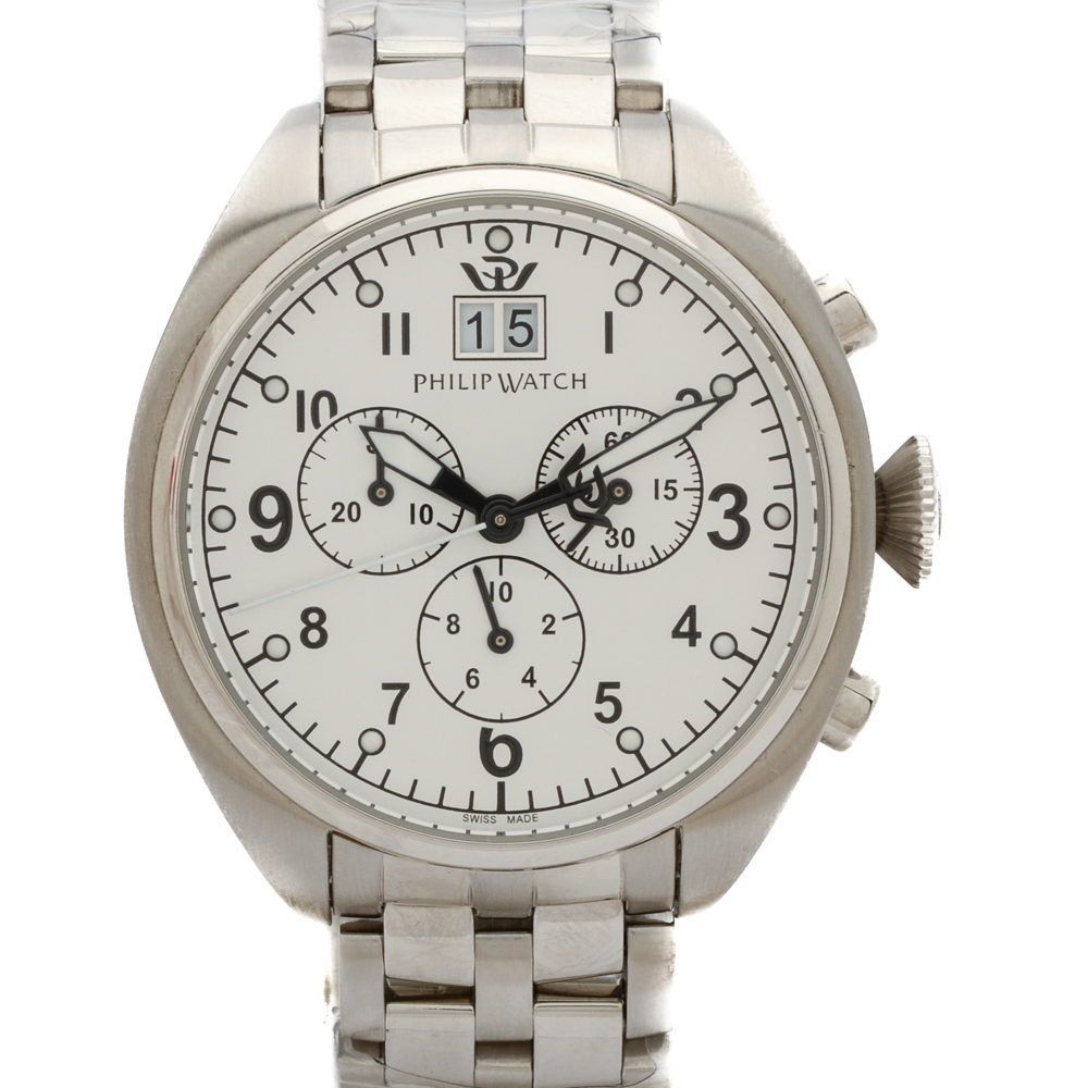 Philip Watch Stainless Steel Chronograph Watch