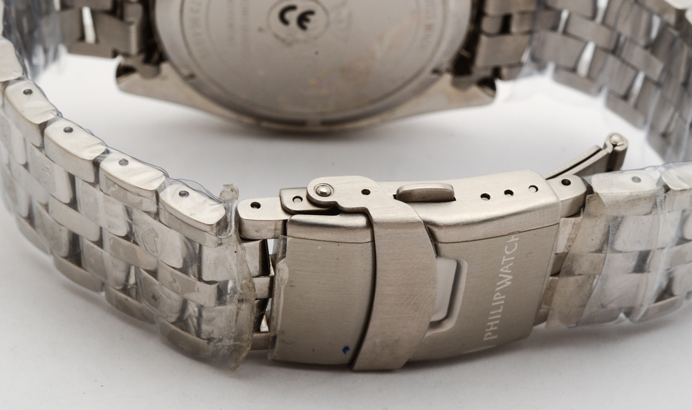 Philip Watch Stainless Steel Chronograph Watch