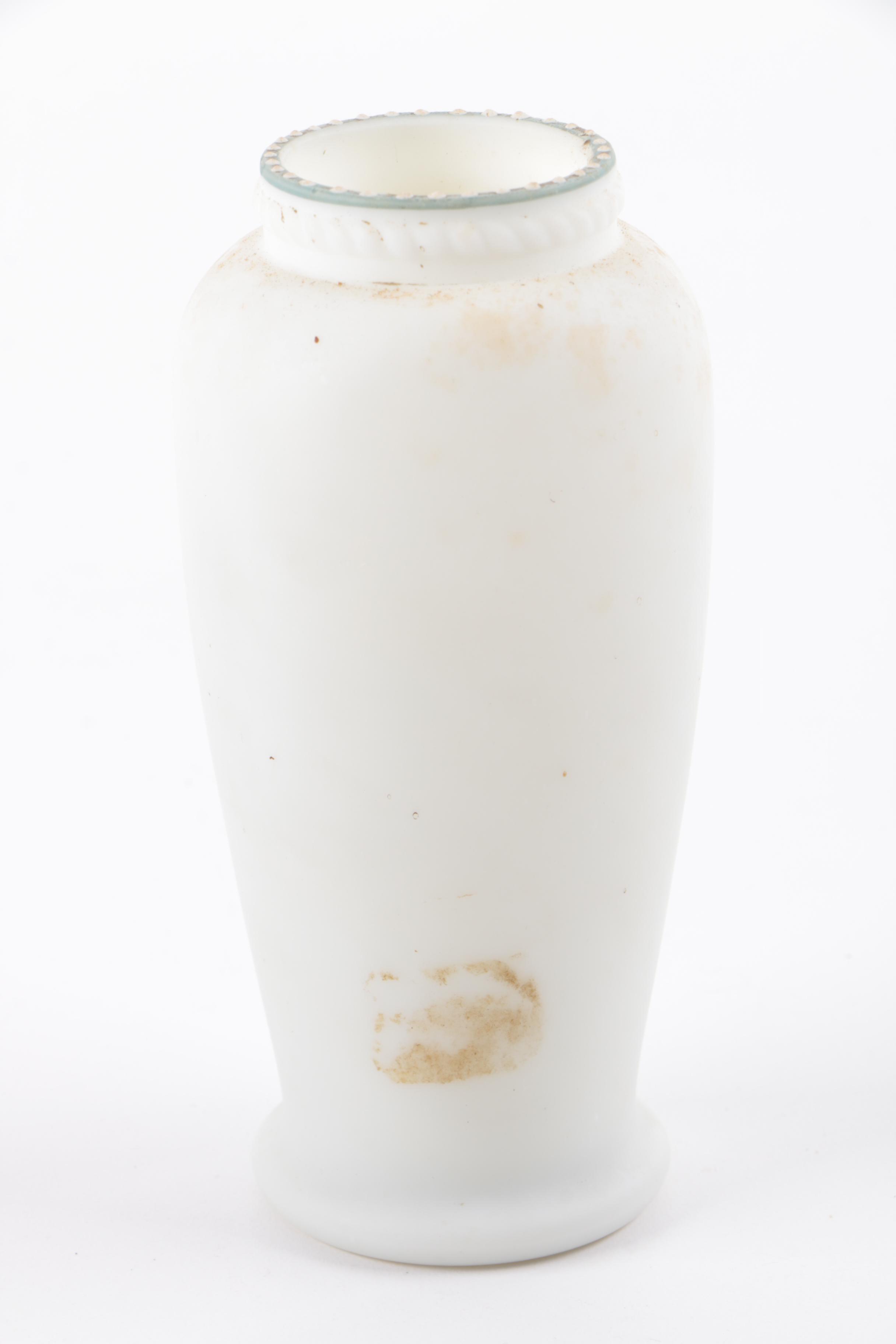 Libbey Satin Glass Vase for the 1893 World's Fair