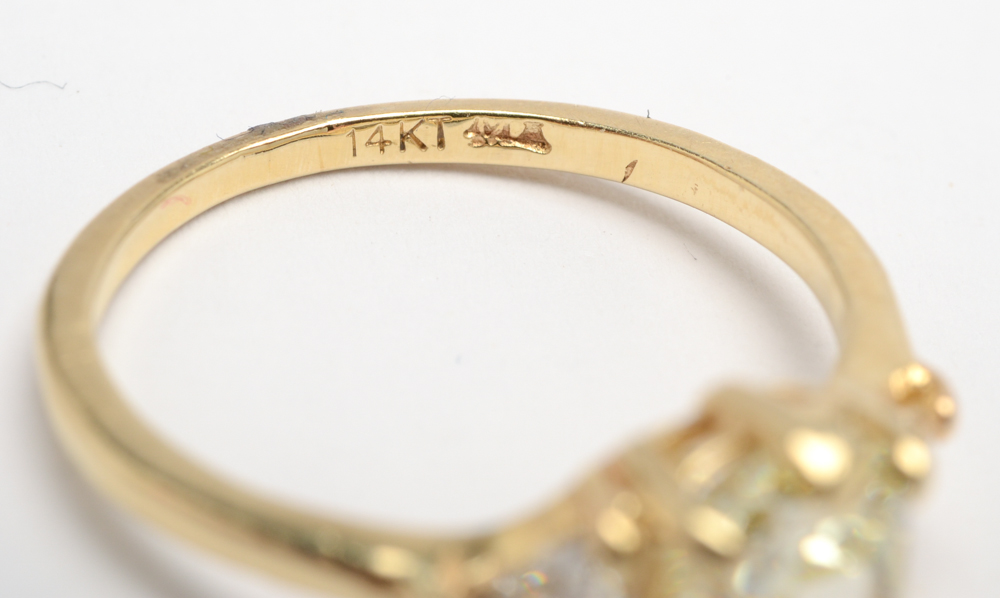 14K Yellow Gold 1.48 CTW Diamond Ring with GIA Certificate