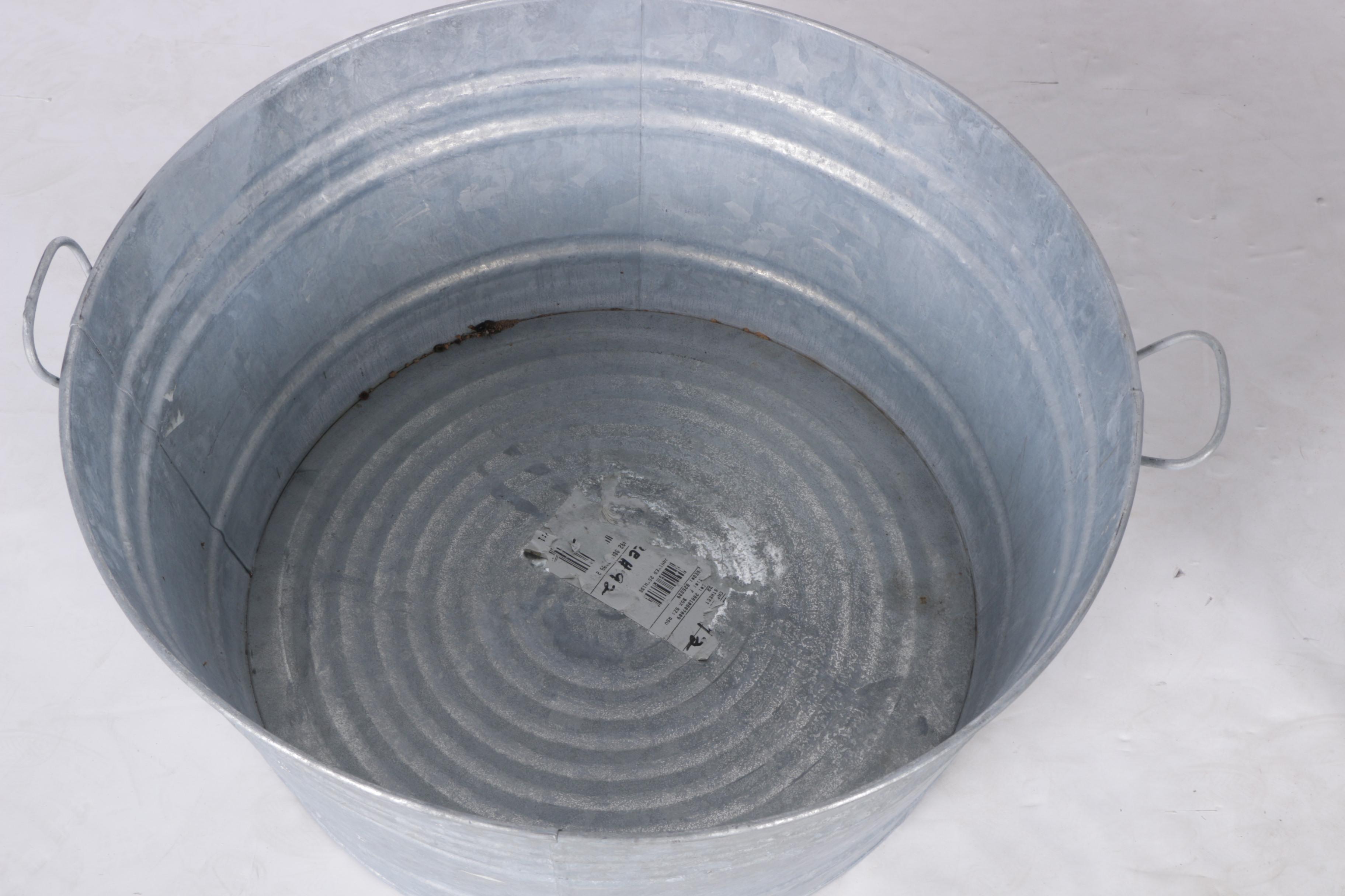 Galvanized Metal Basins