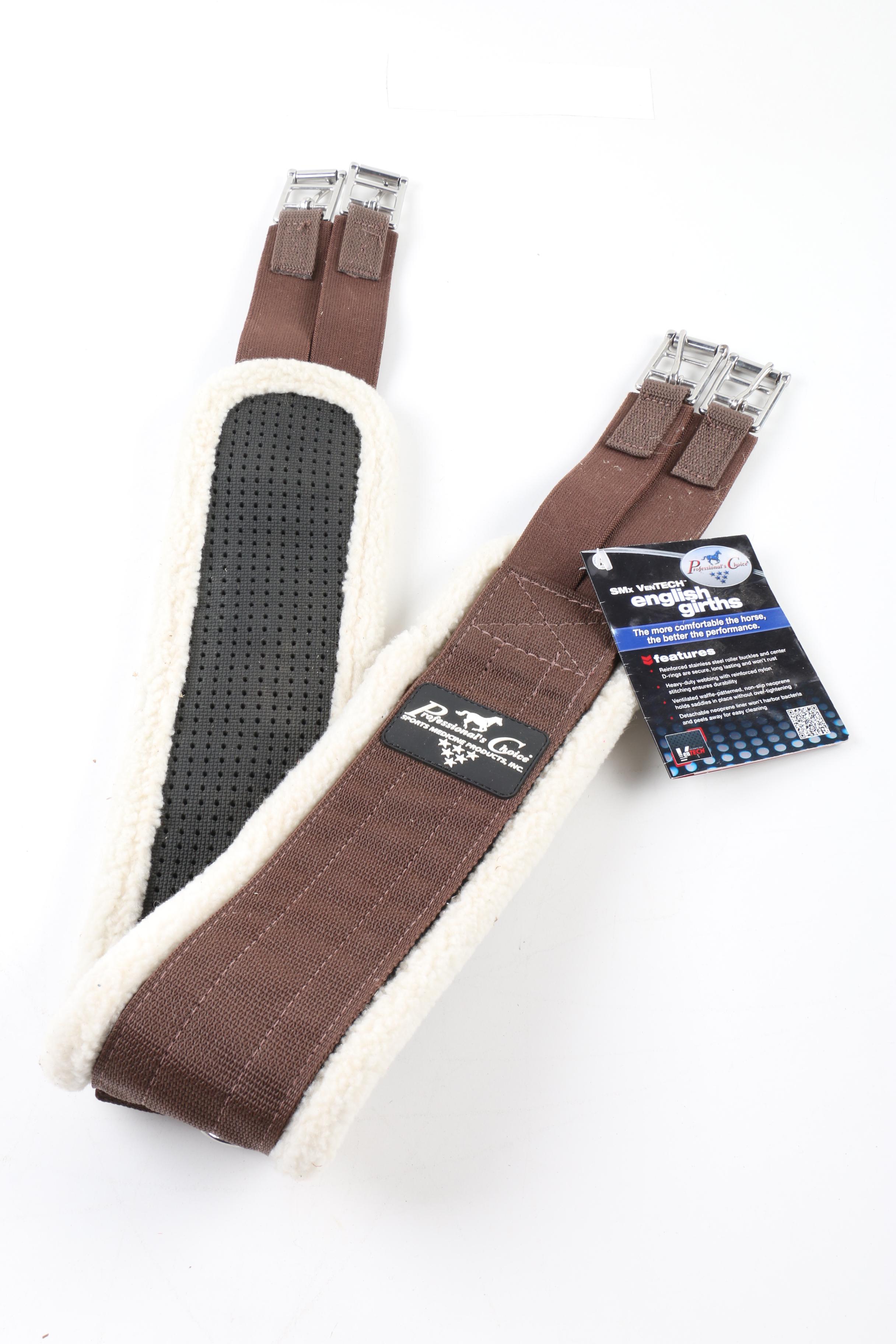 SMx VenTECH Professional's Choice Girth, Leather Halter and Other Gear