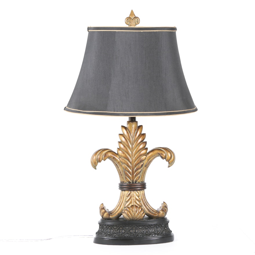 Fleur-de-Lis Figural Table Lamp