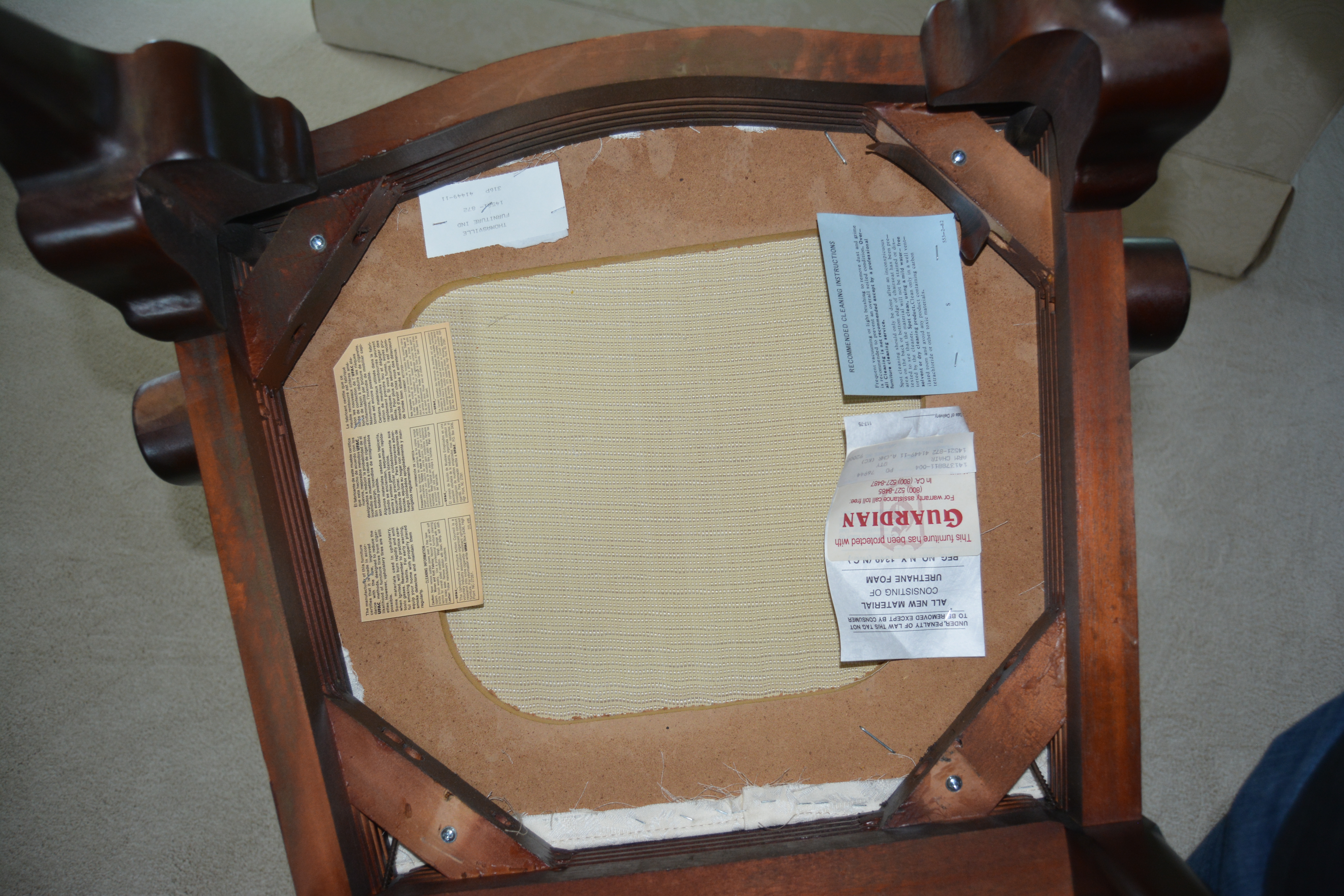 Thomasville Chippendale Style Dining Room Table and Chairs