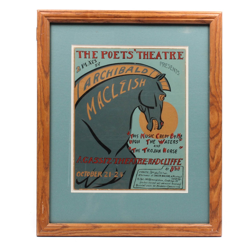 Vintage Poets' Theatre of Boston Poster