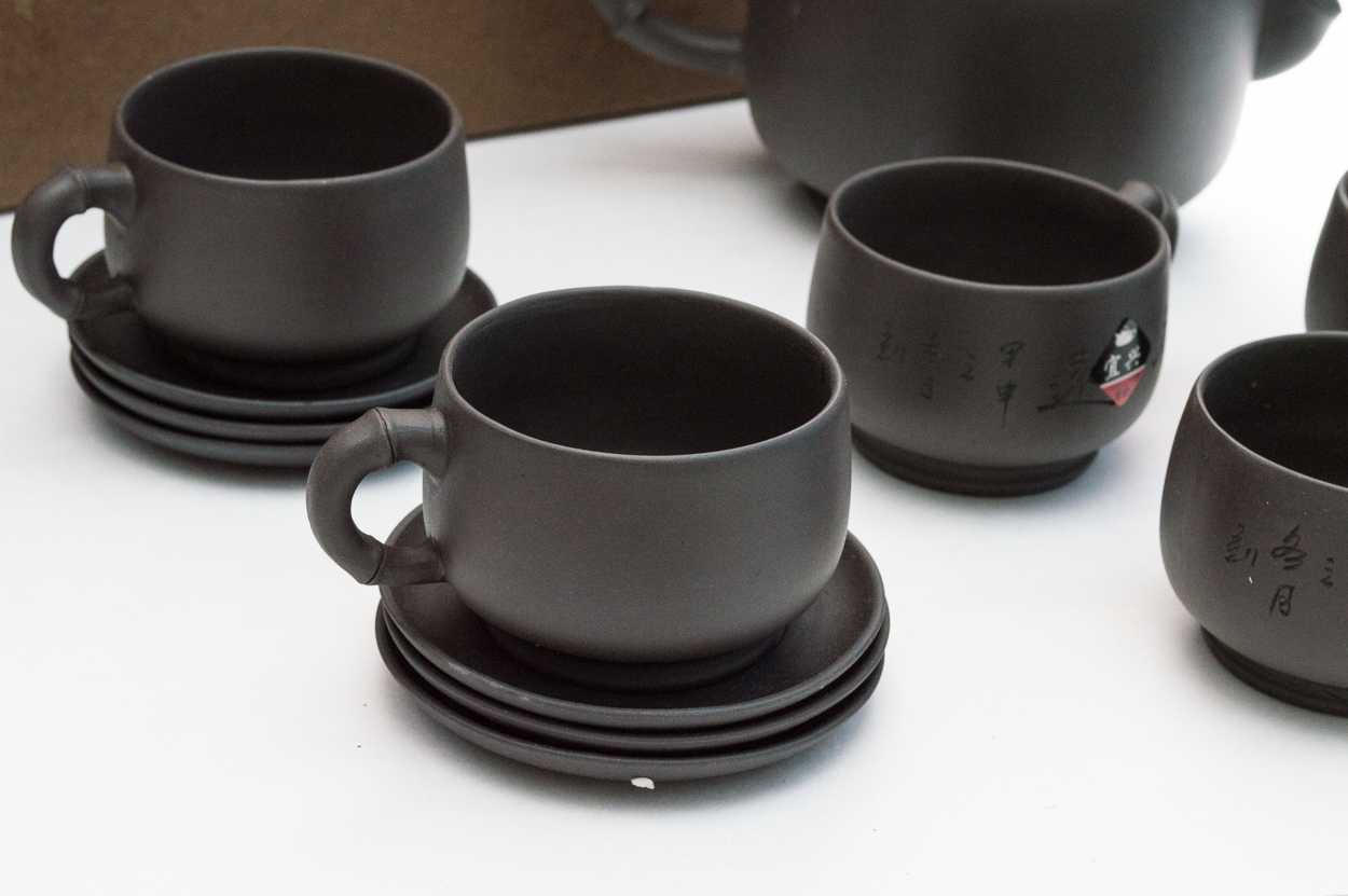 Contemporary Yixing Pottery Tea Set