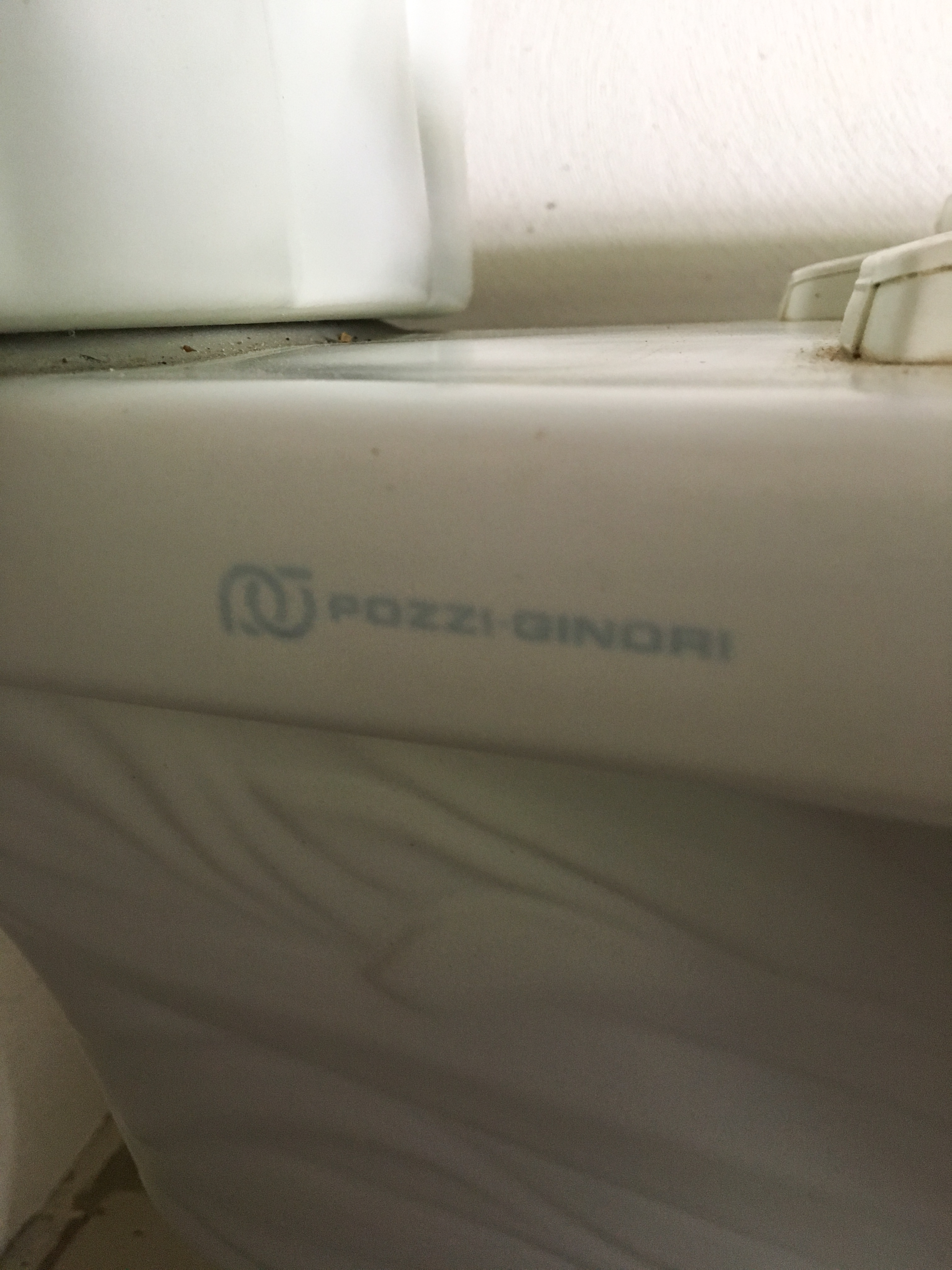 Vintage Italian Made Pozzi-Ginori Toilet