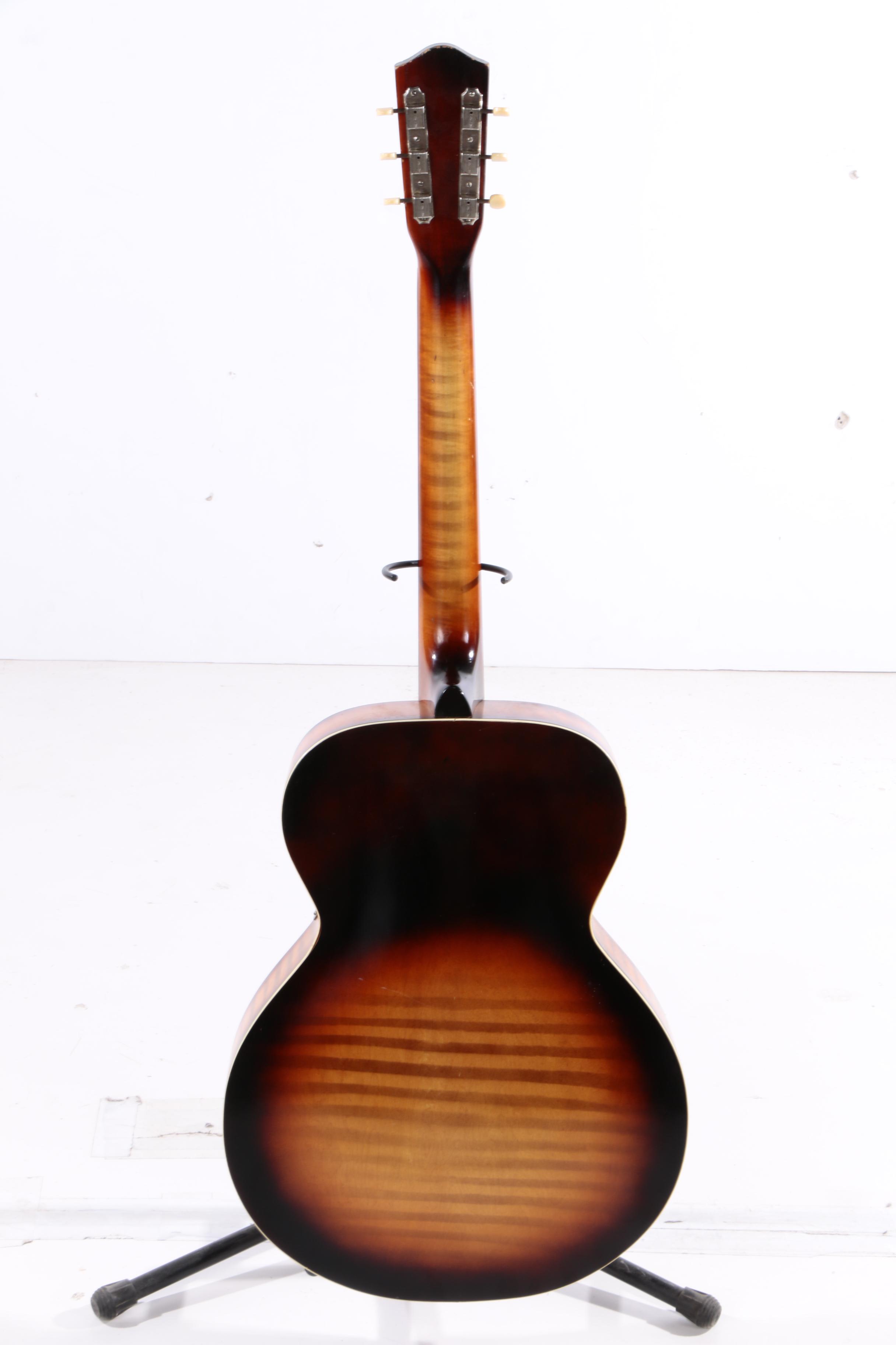 Vintage 1950s Kay-Built Silvertone 696 Archtop Acoustic Guitar with Case