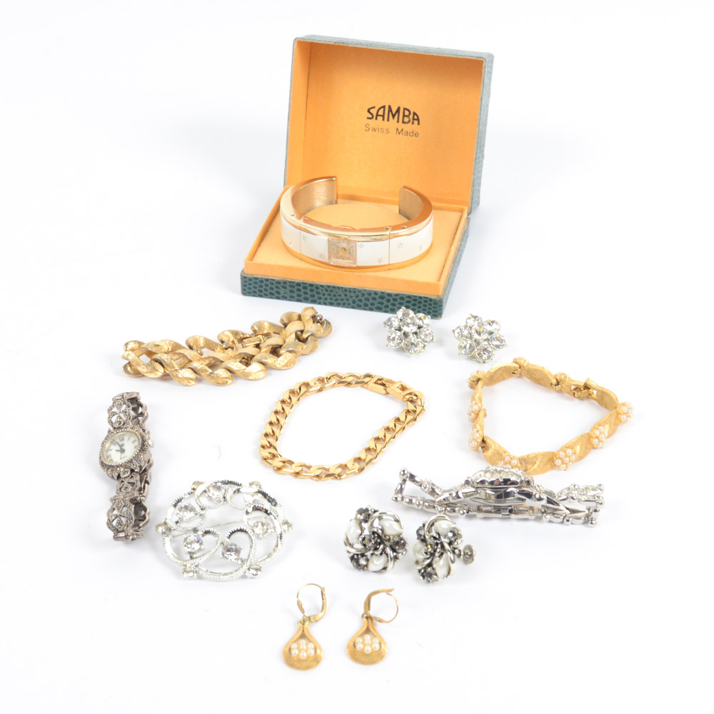 Vintage Watches and Jewelry Featuring Trifari