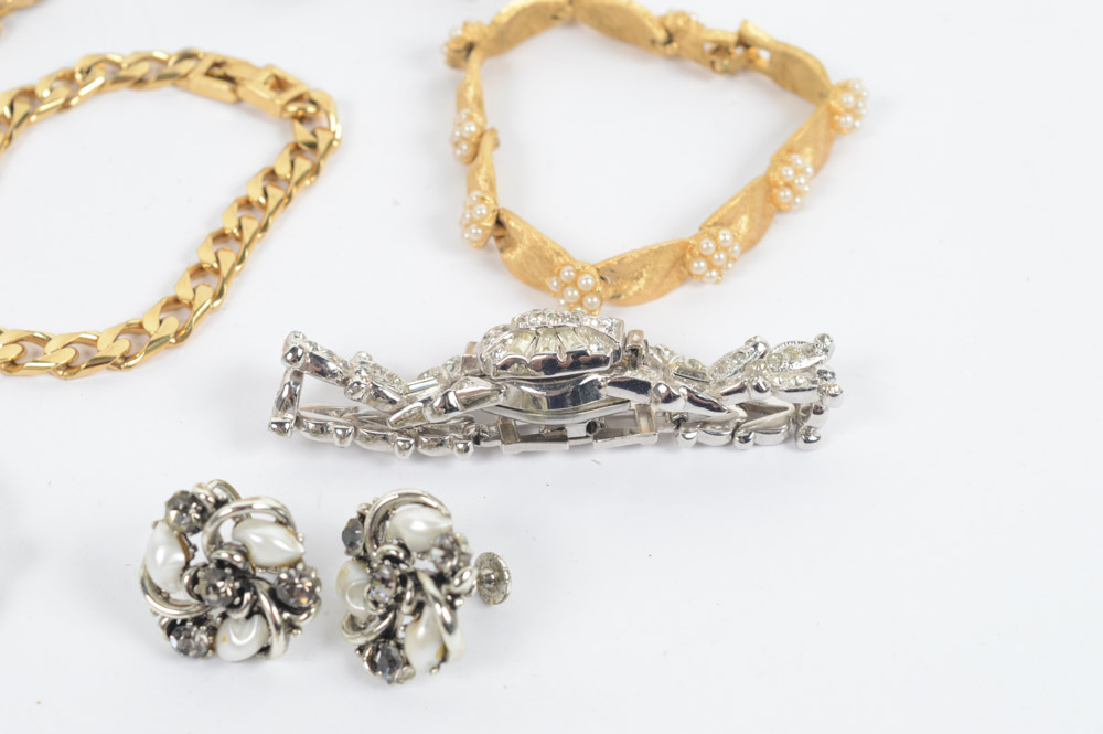 Vintage Watches and Jewelry Featuring Trifari