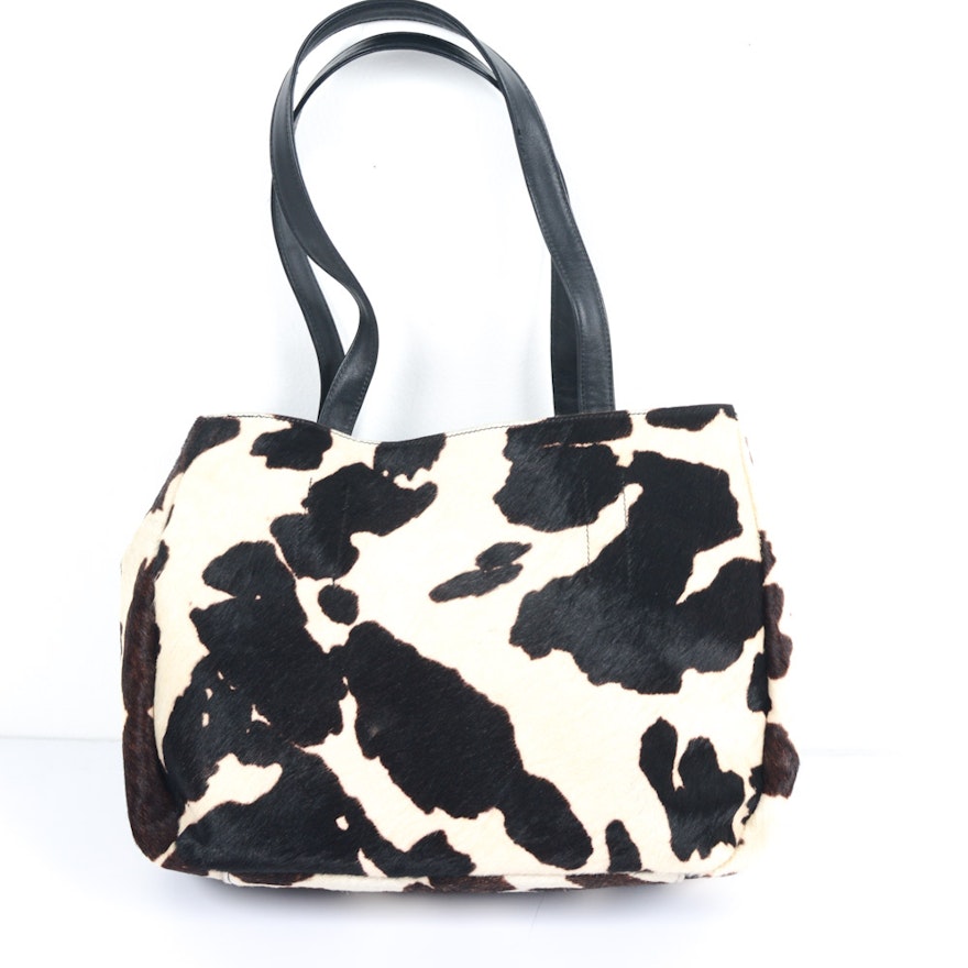 Banana Republic Cow Hide and Leather Handbag