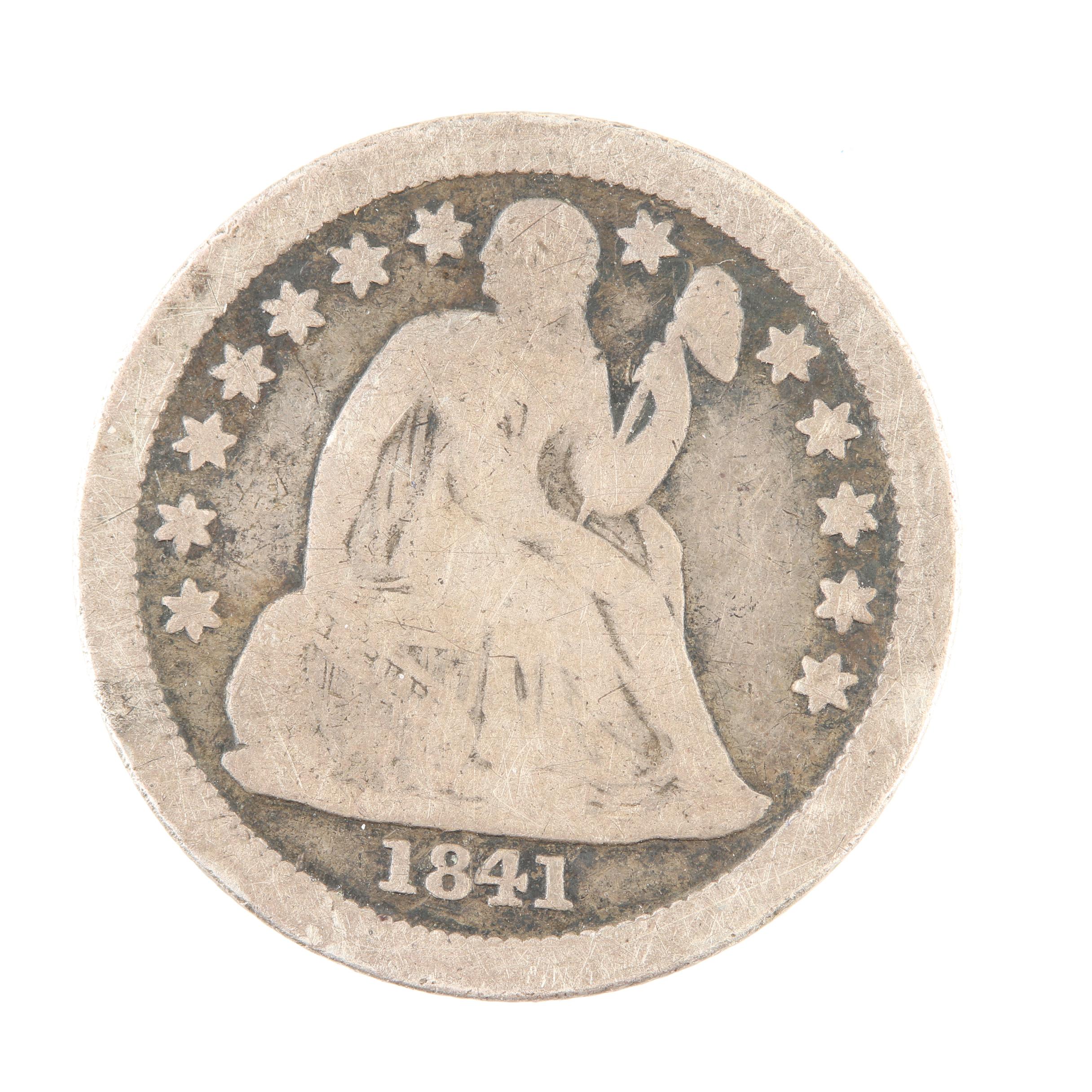 1841-O Seated Liberty Silver Dime