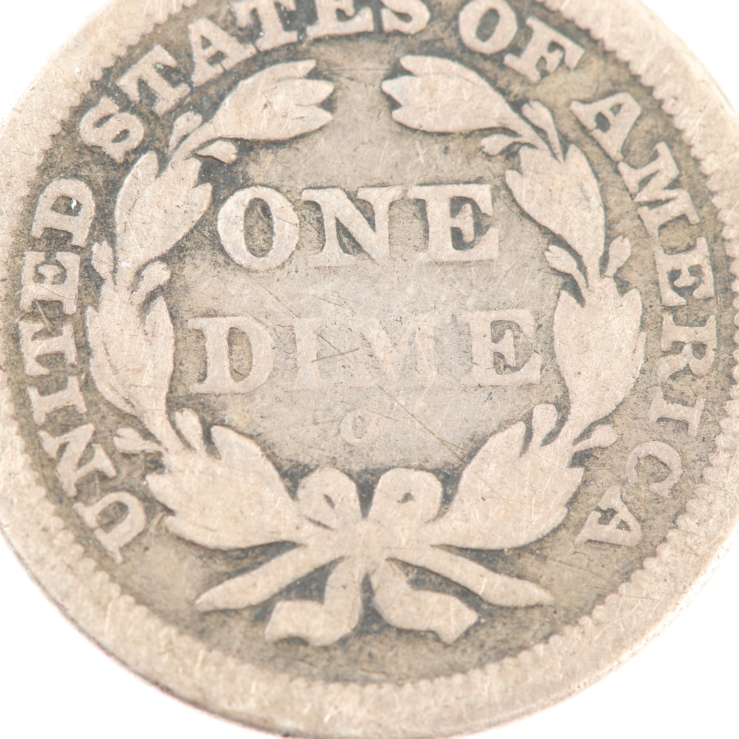 1841-O Seated Liberty Silver Dime