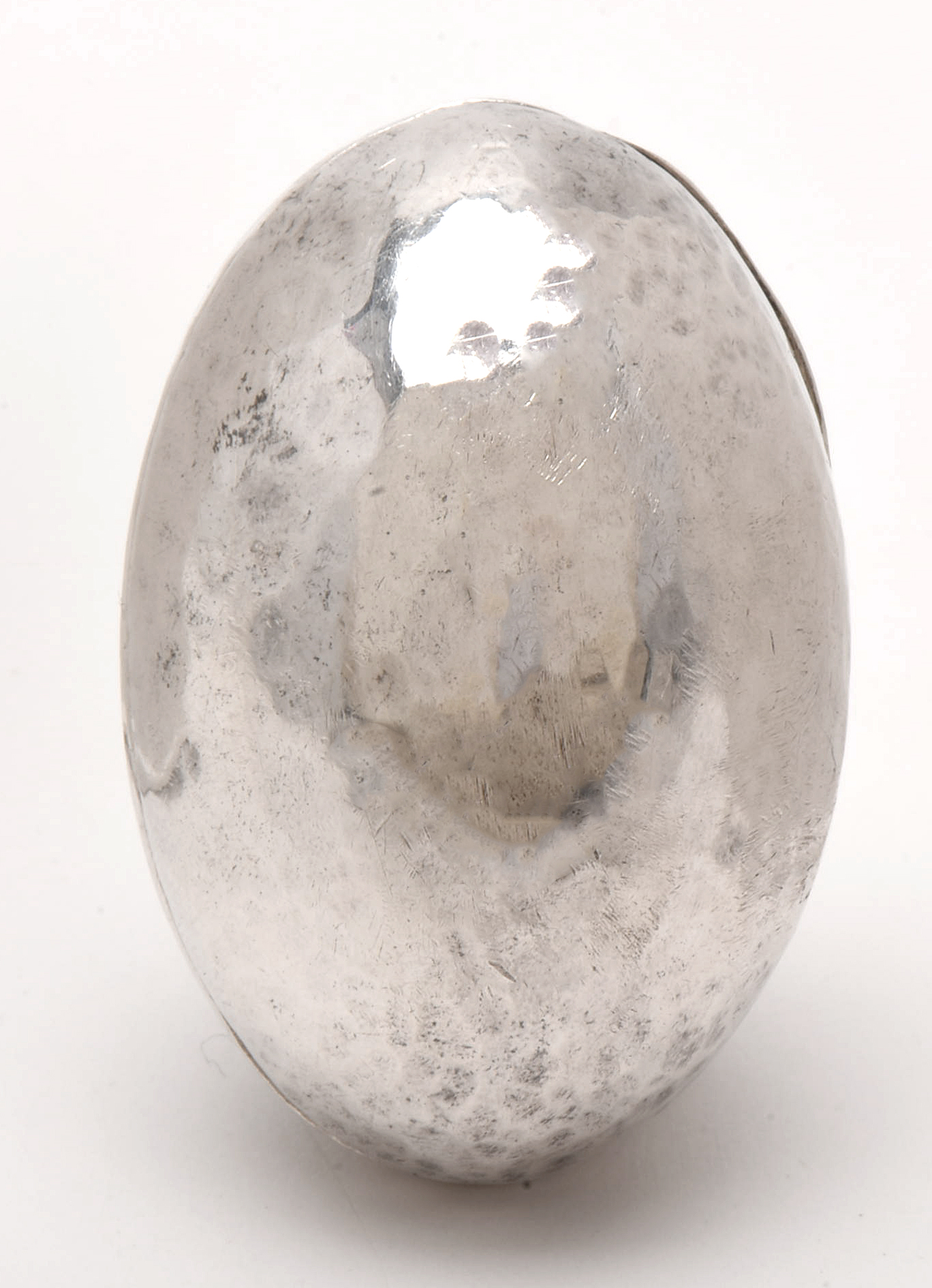 Pure Silver and 24K Yellow Gold Egg