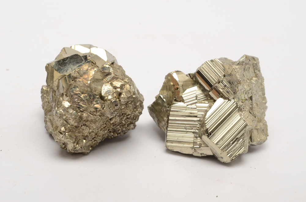 Iron Pyrite Crystal Clusters