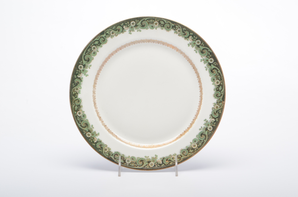 Vintage J. Pouyatt Limoges Porcelain Dinner Plates