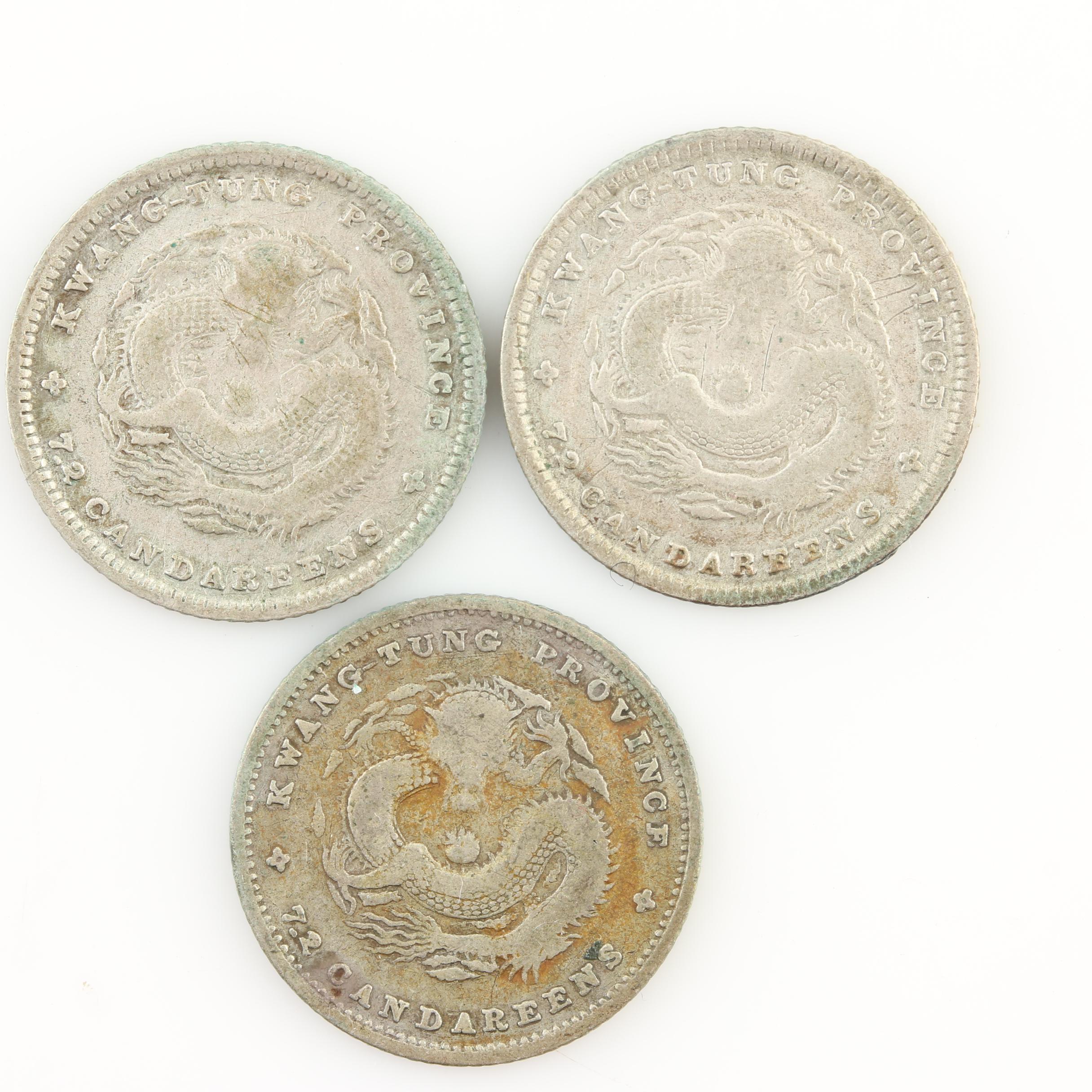 Eight Antique and Vintage Chinese Coins