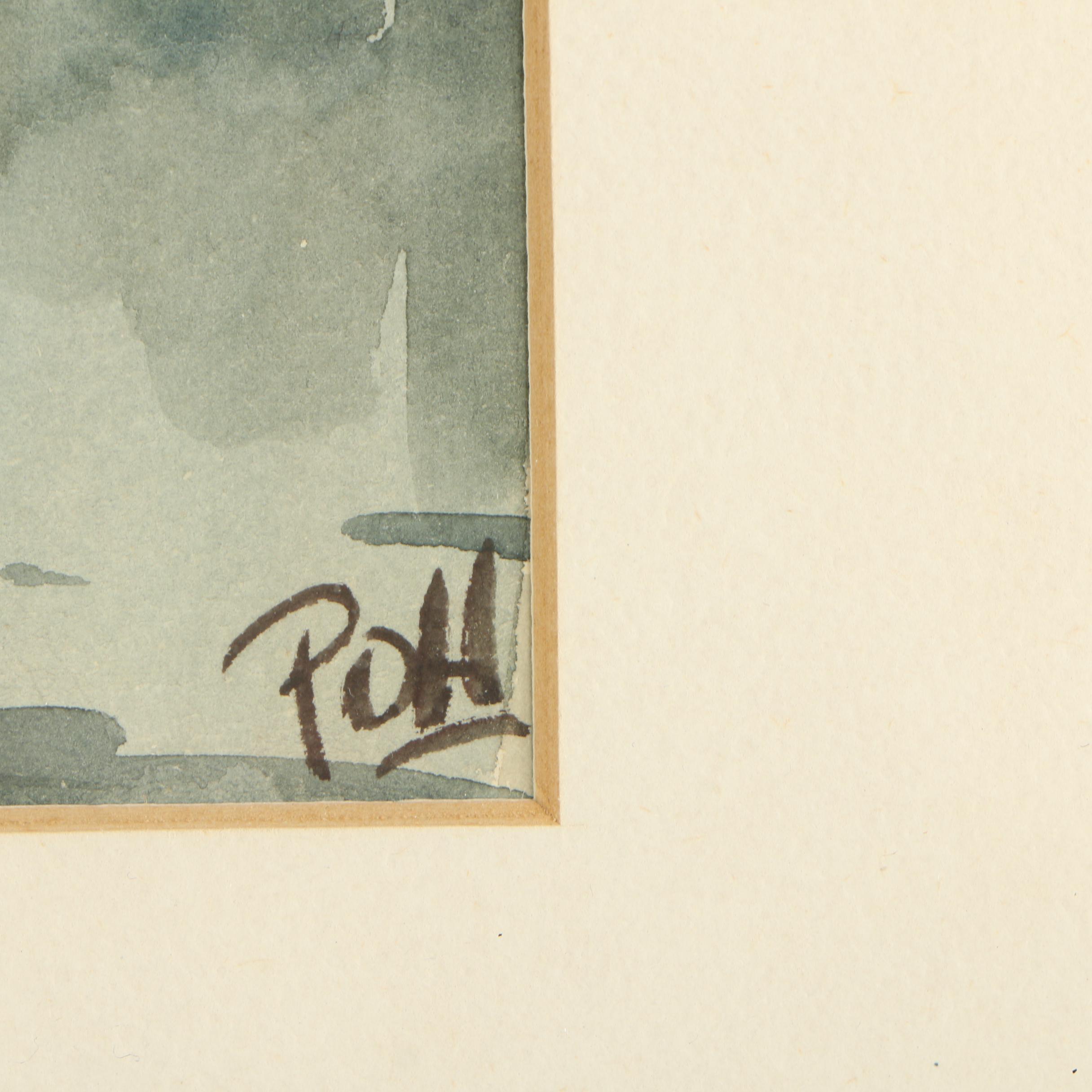 Asian Inspired Watercolor Paintings