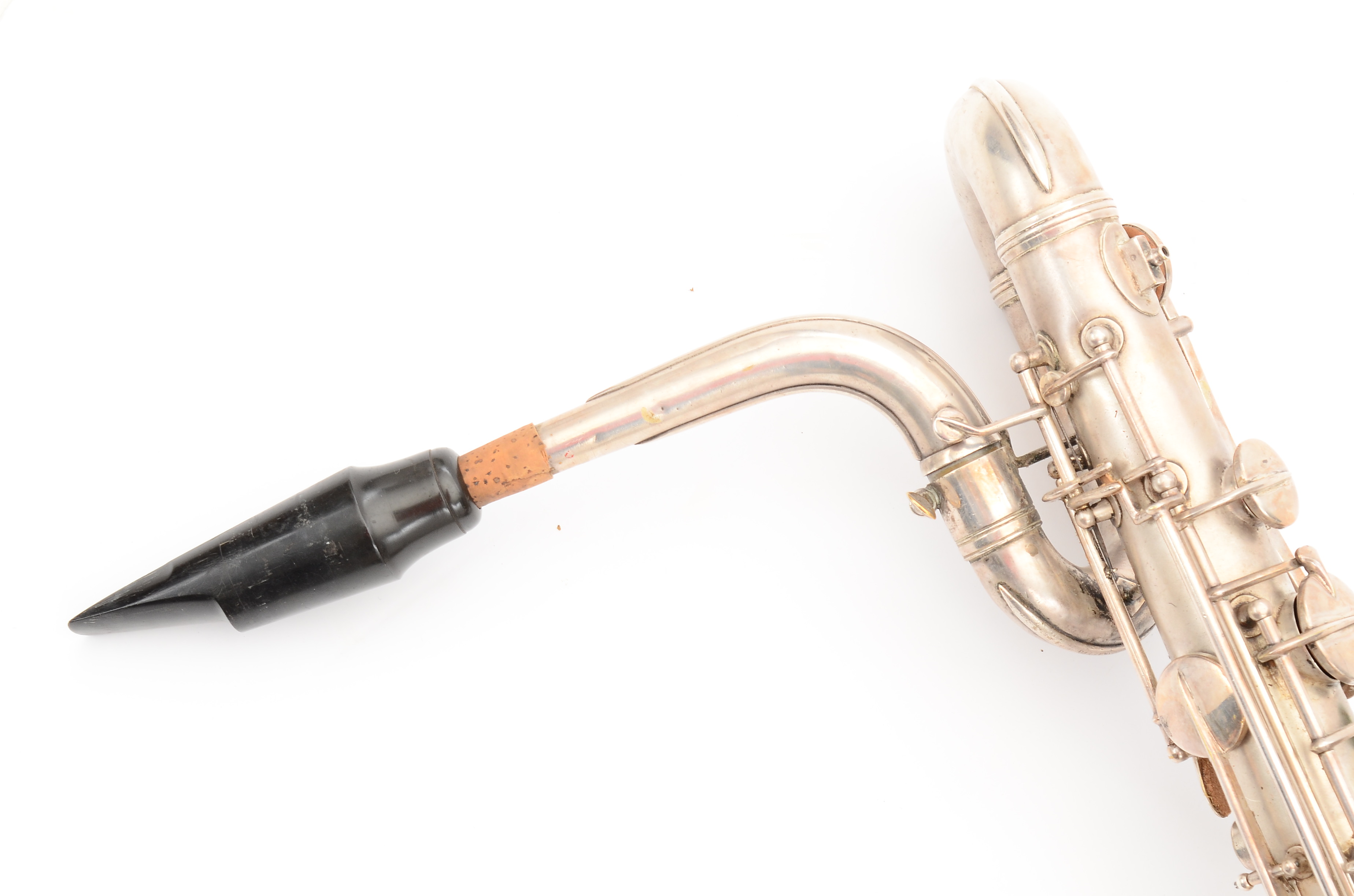 Circa 1914 Conn New Wonder Series Baritone Saxophone with Case