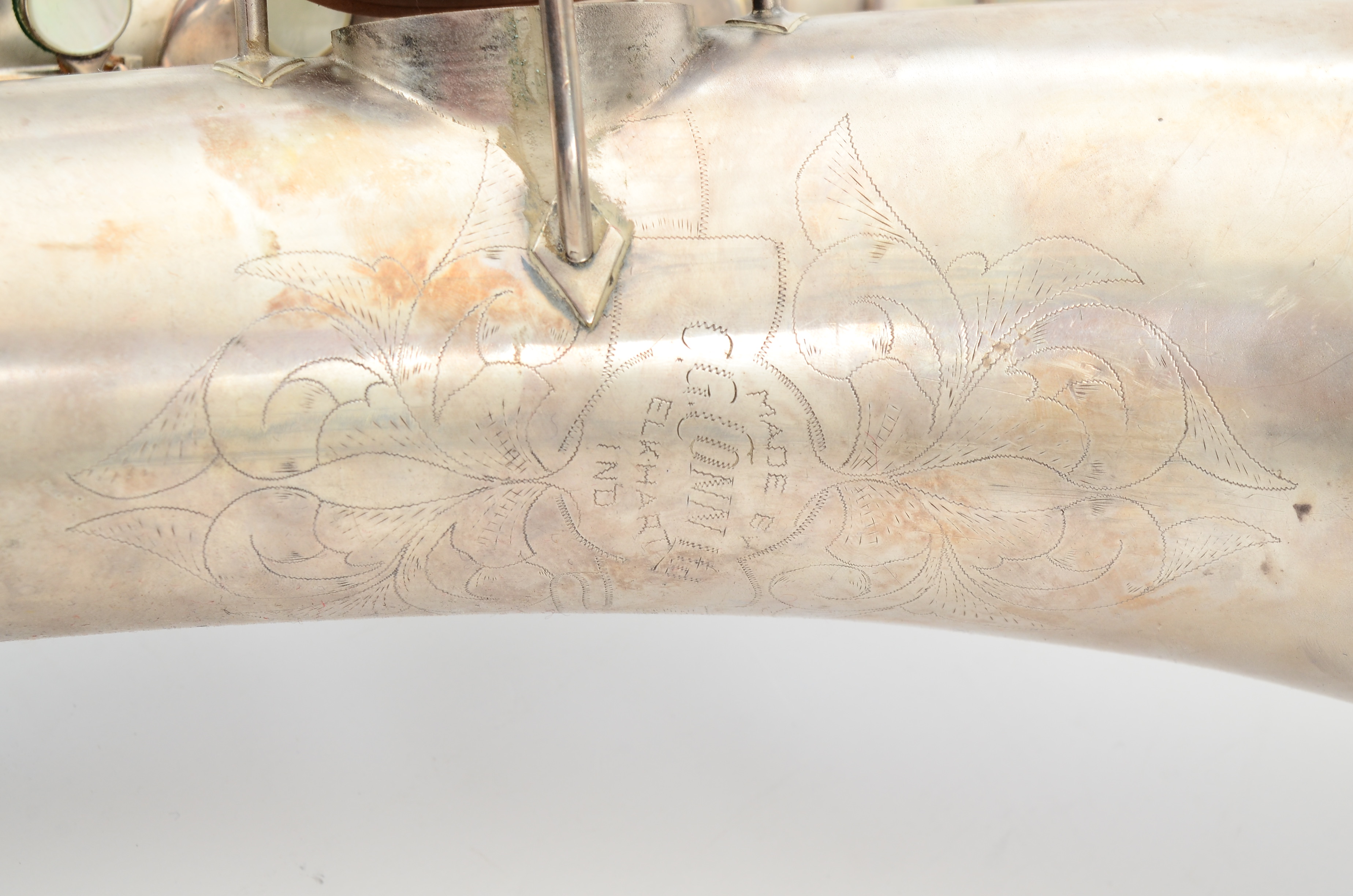 Circa 1914 Conn New Wonder Series Baritone Saxophone with Case